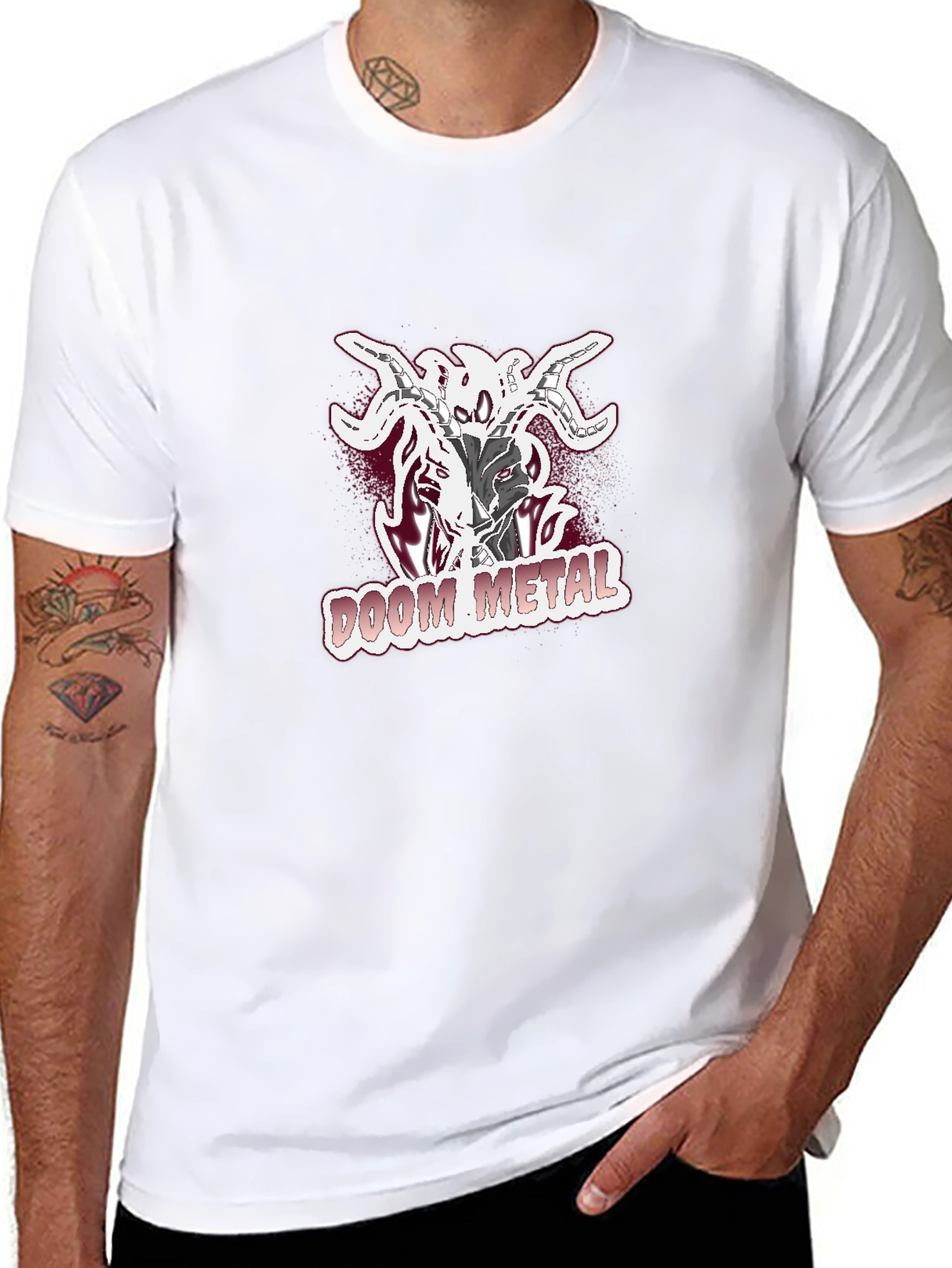 Doom Metal T-Shirt - Black Graphic Tee