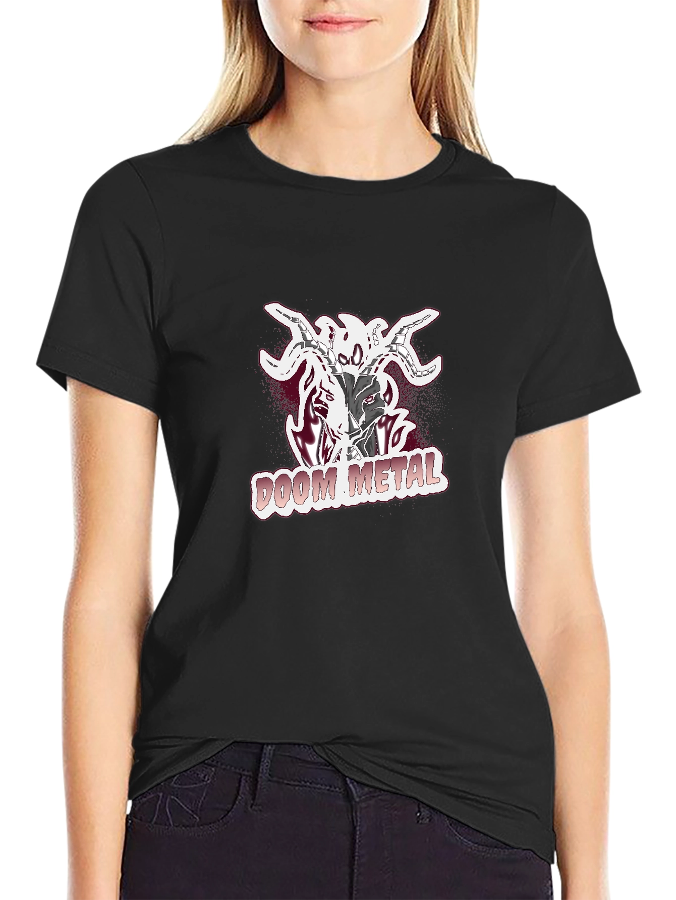 Doom Metal T-Shirt - Black Graphic Tee