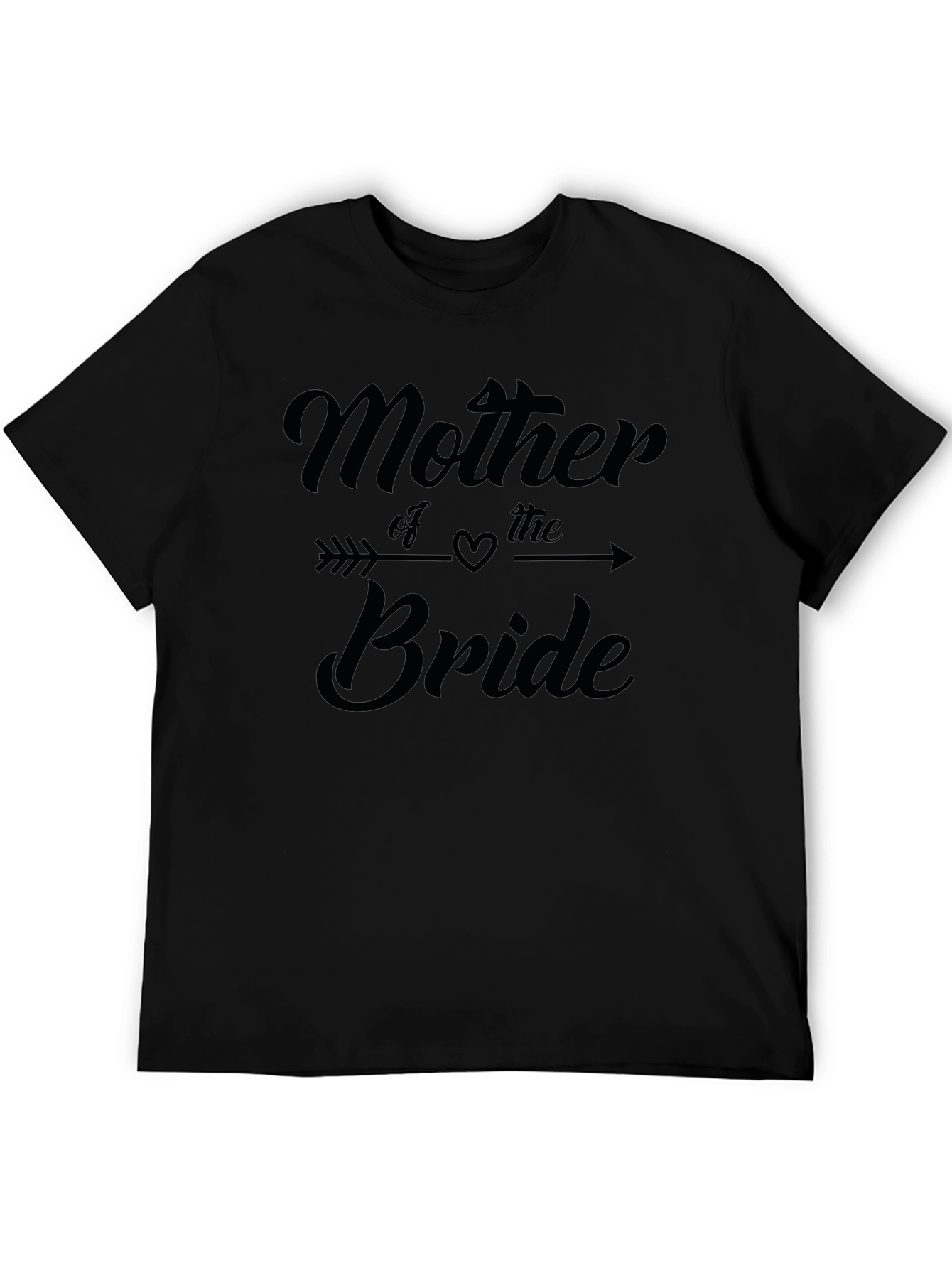 Mother of the Bride Graphic Tee - Black