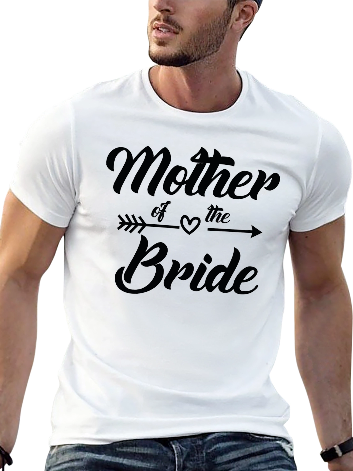 Mother of the Bride Graphic Tee - Black