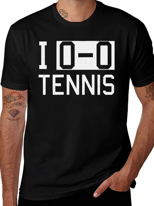 I 0-0 Tennis Graphic T-Shirt