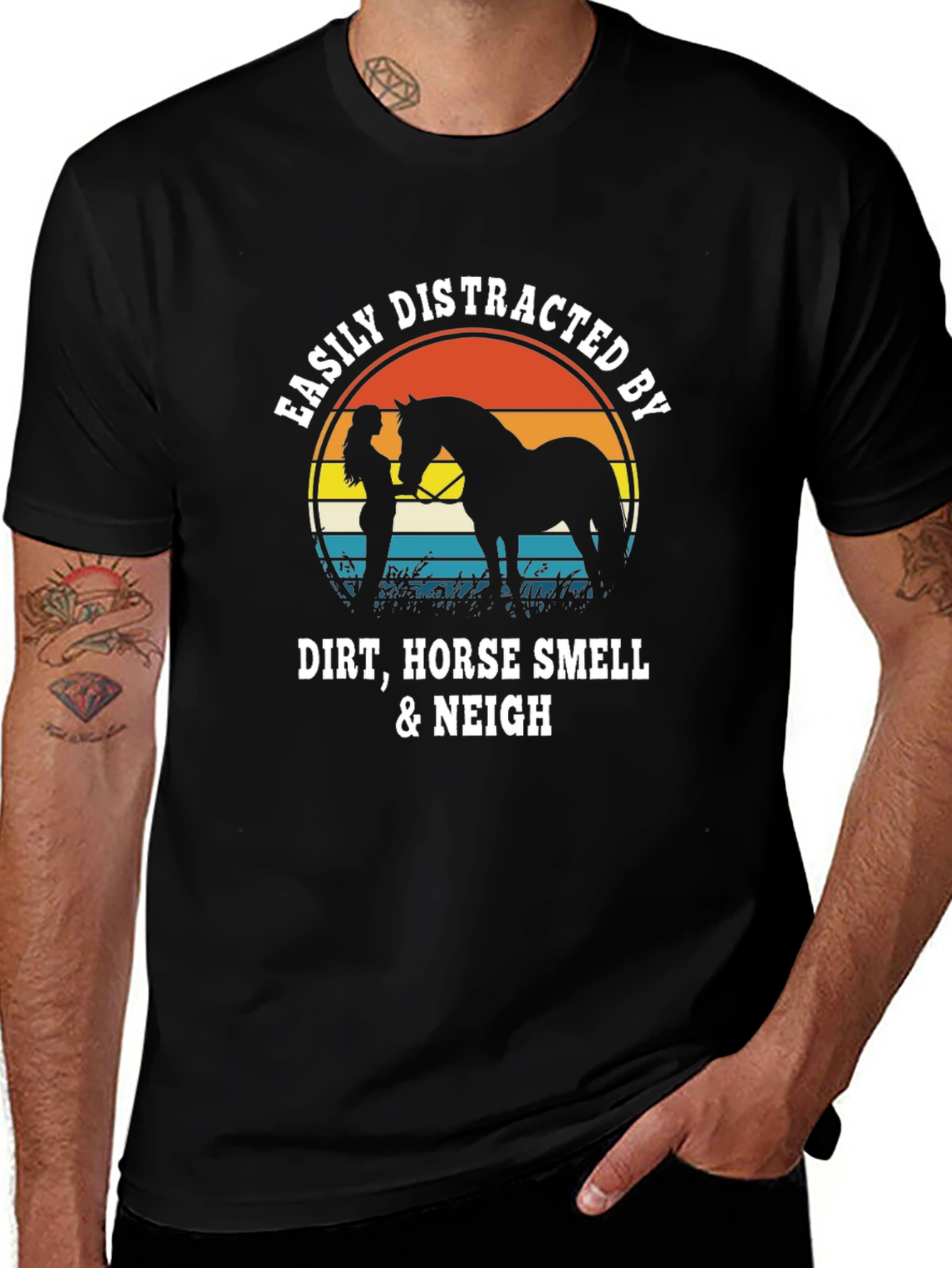 Easily Distracted By Horses T-Shirt