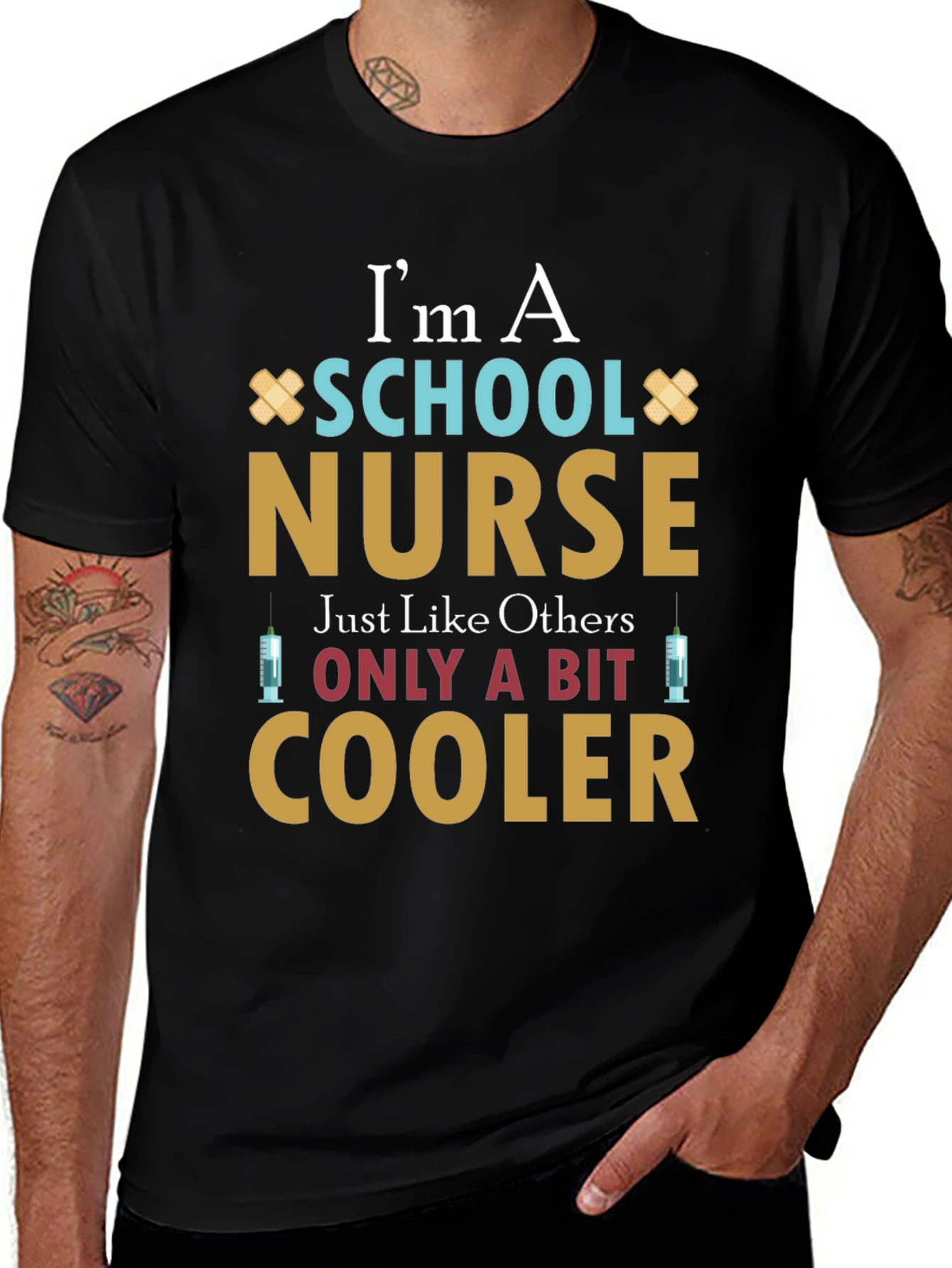 School Nurse T-Shirt - Cool Nurse Appreciation Gift