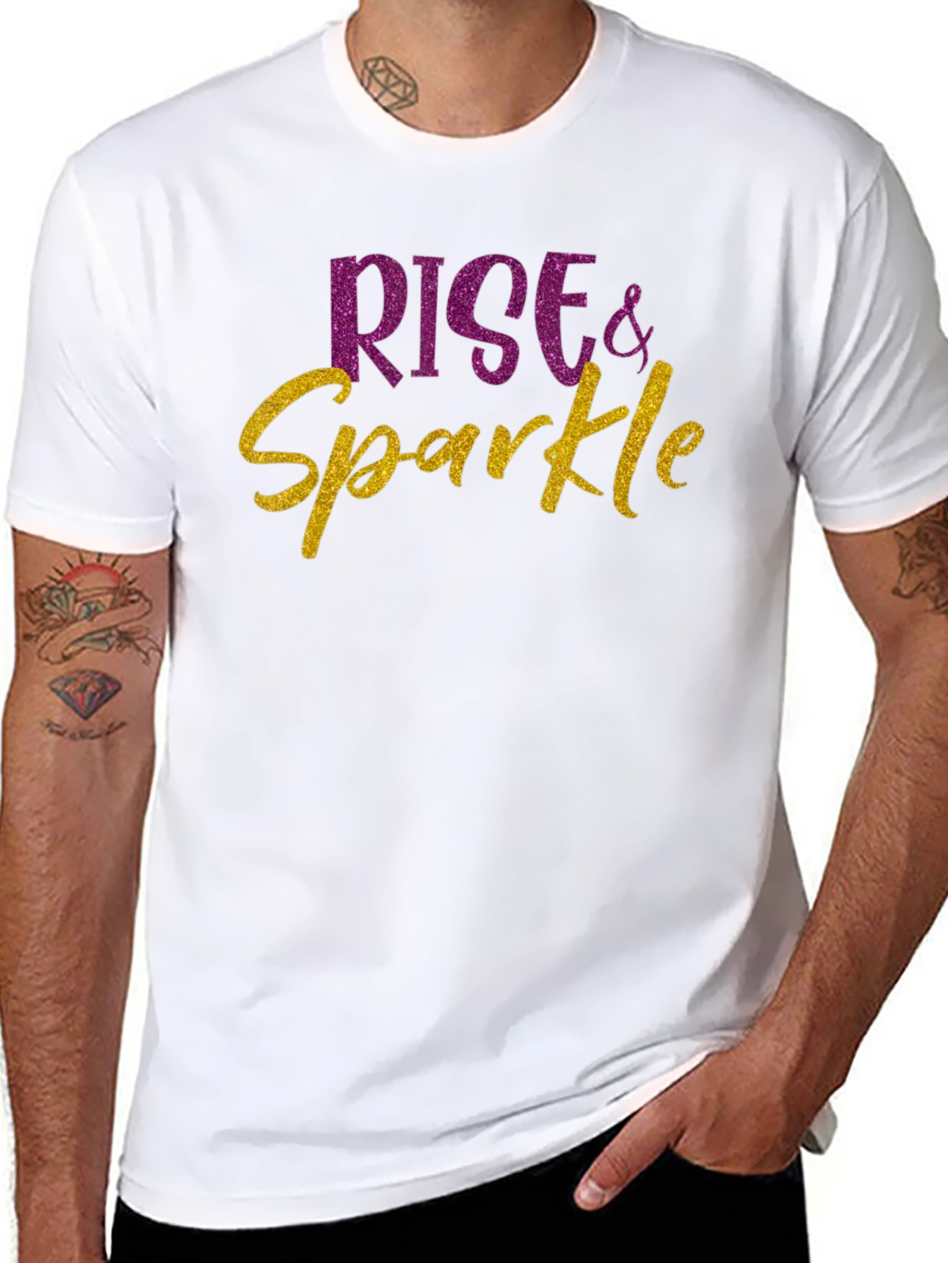 Rise & Sparkle Graphic Tee