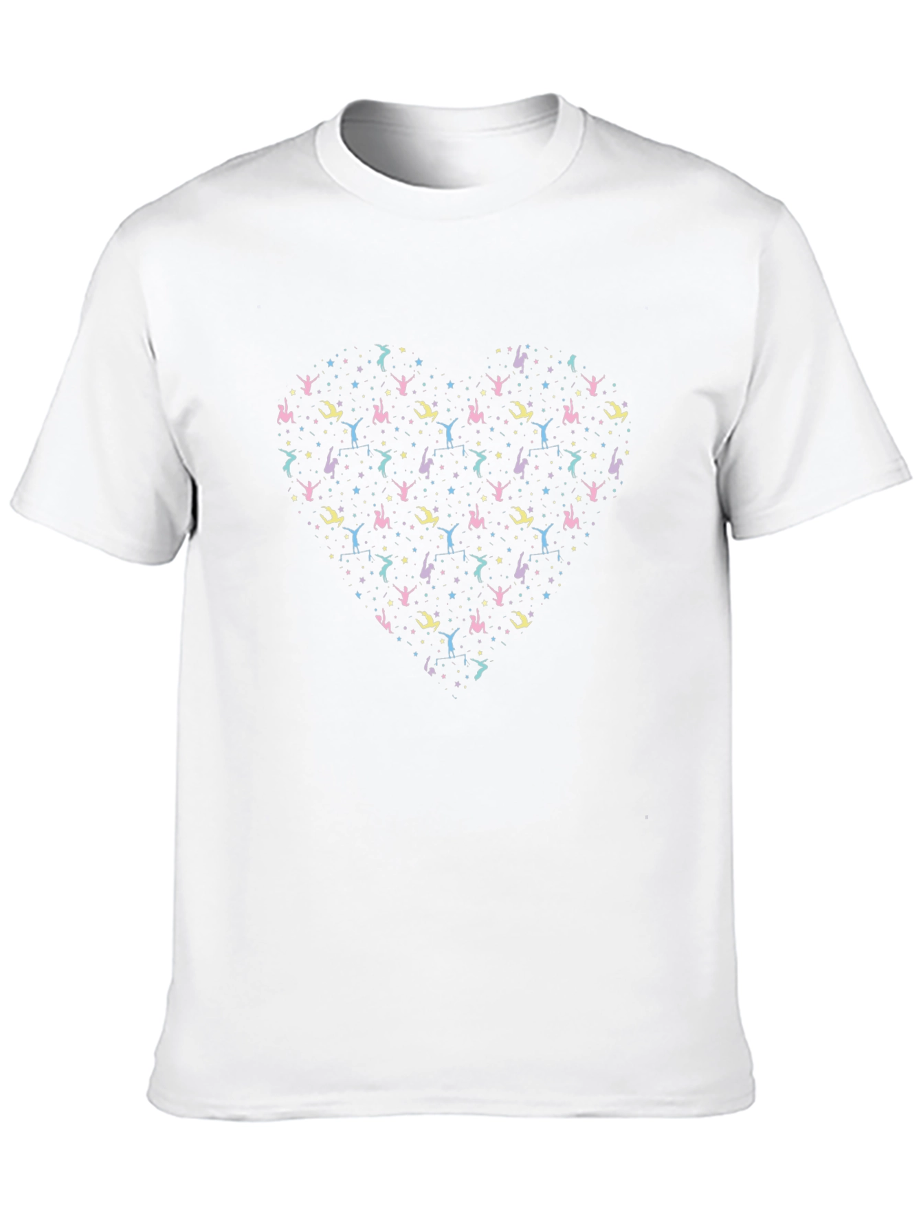 Heart Gymnastics T-Shirt - Unique Athlete Gift