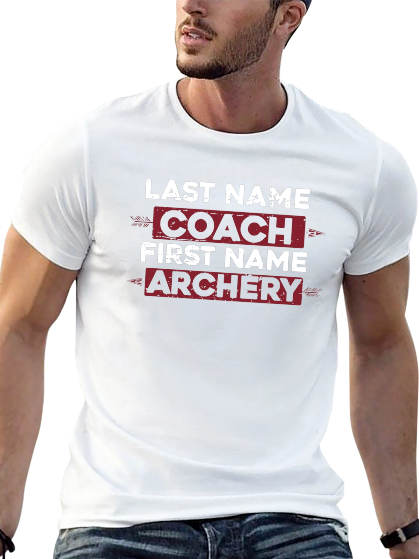 Archery Coach Personalized T-Shirt
