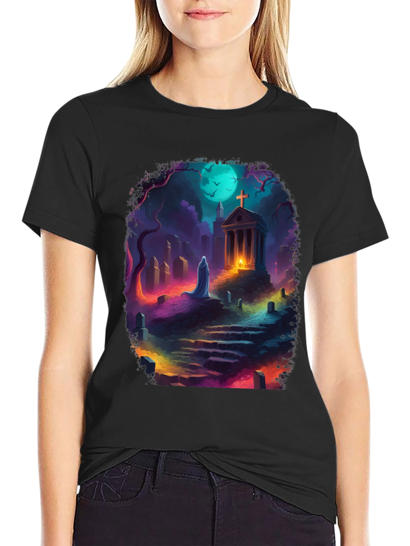 Ghostly Cemetery T-Shirt