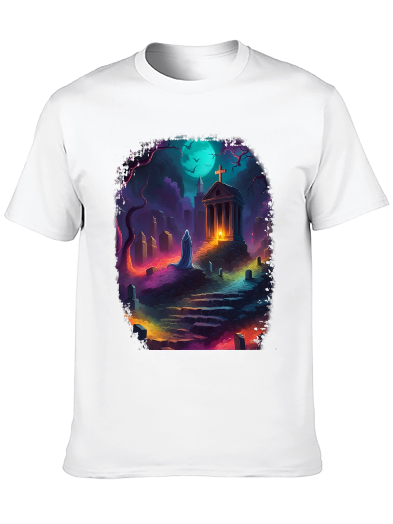 Ghostly Cemetery T-Shirt