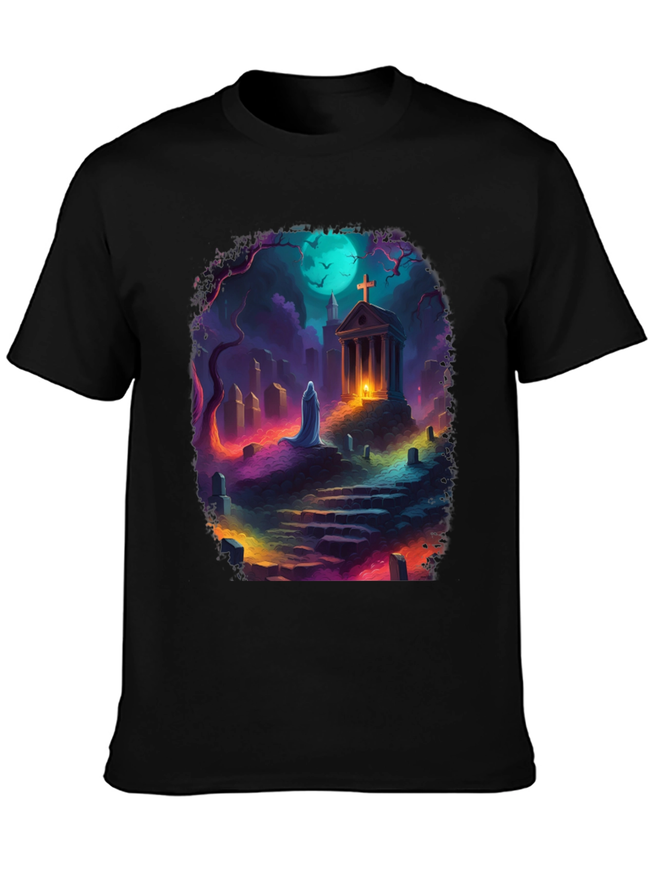 Ghostly Cemetery T-Shirt