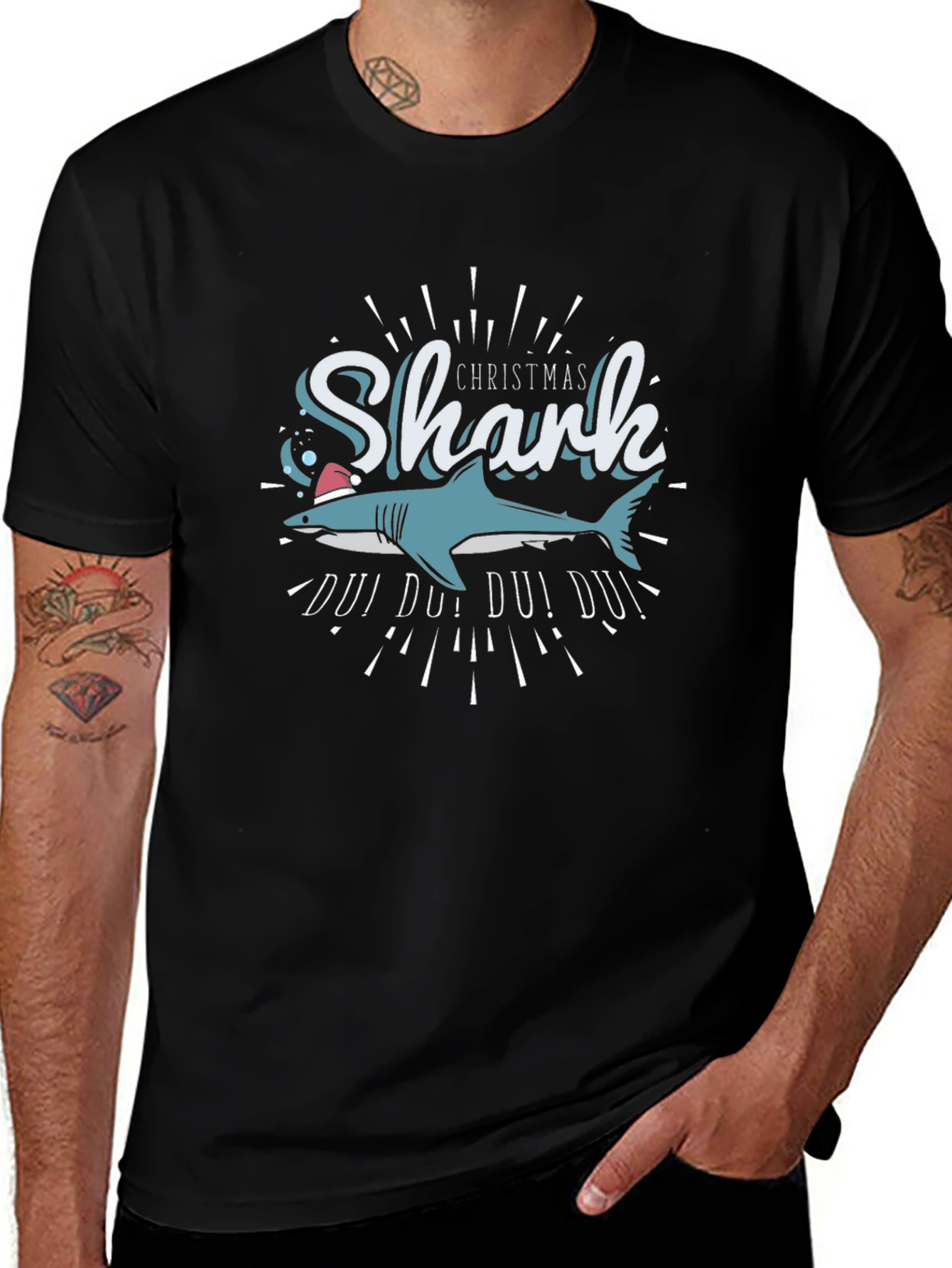 Christmas Shark T-Shirt - Doo Doo Doo Holiday Tee