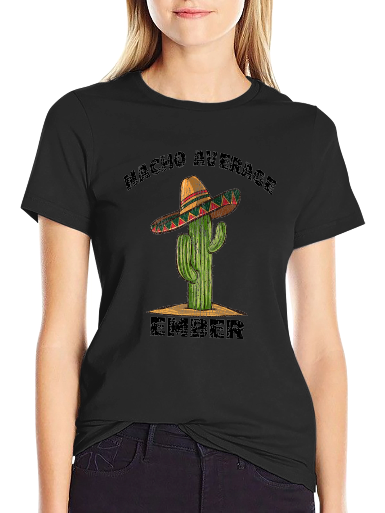 Nacho Average Ember Cactus T-Shirt