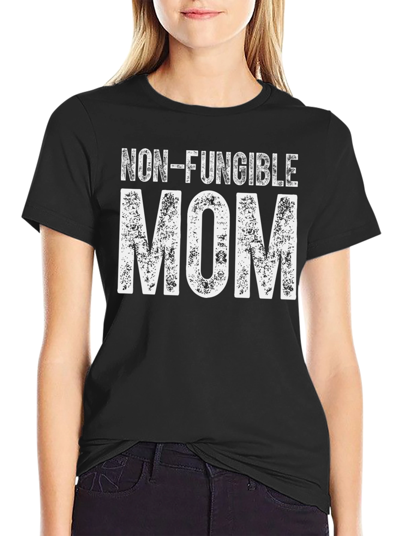 Non-Fungible Mom Black T-Shirt