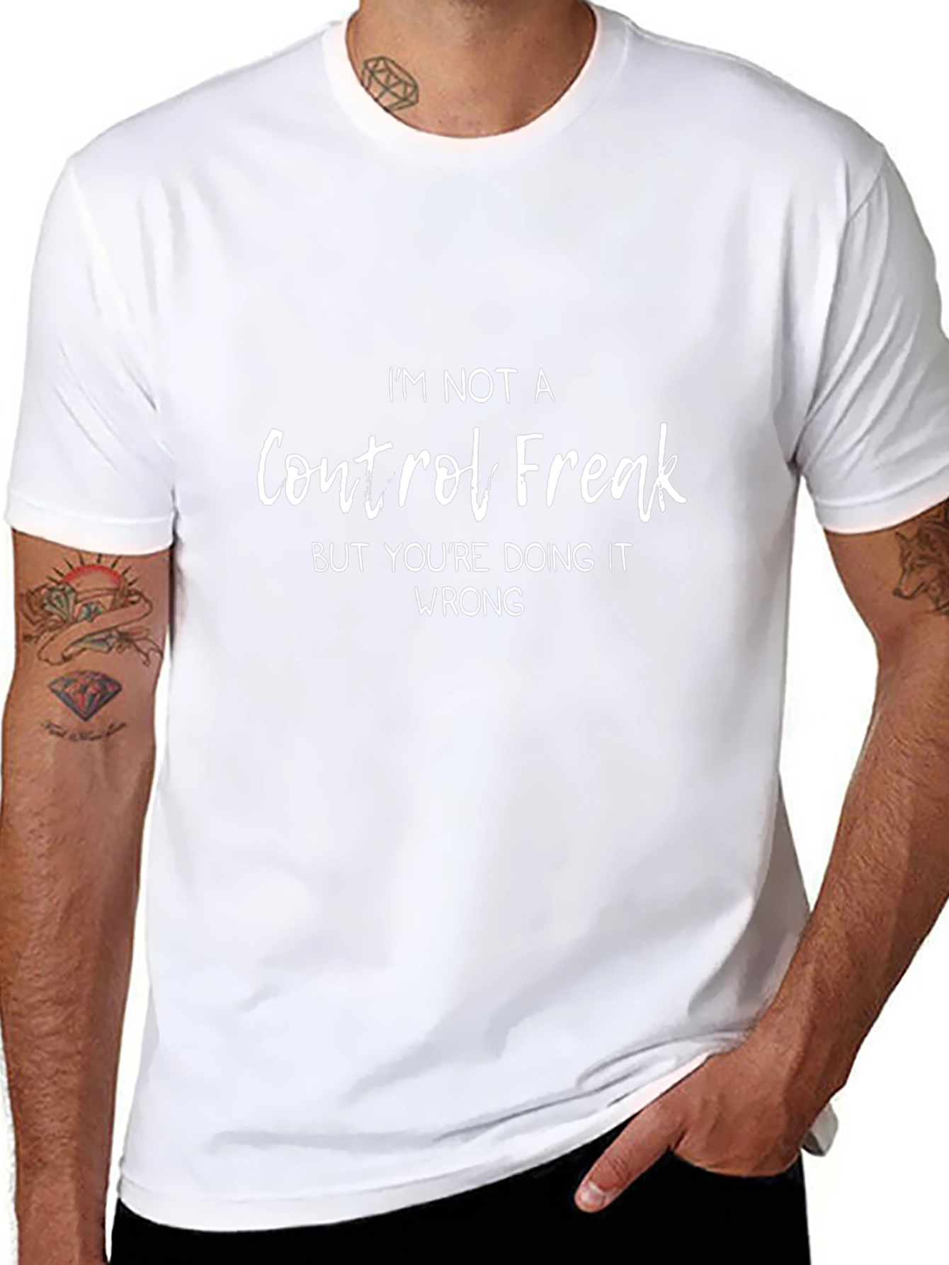 Control Freak Humor T-Shirt - Funny Sarcastic Tee