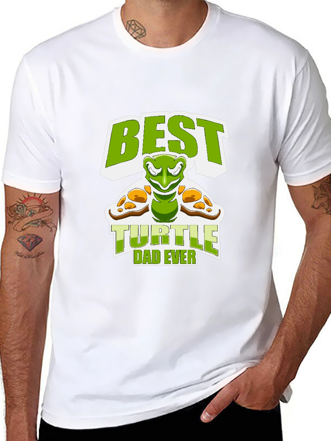Best Turtle Dad Ever Graphic T-Shirt