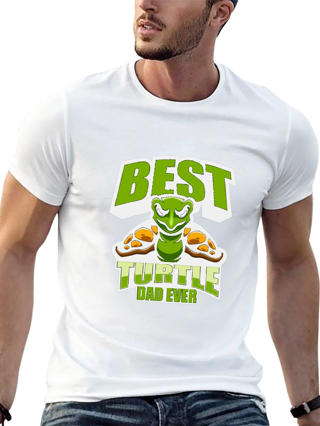 Best Turtle Dad Ever Graphic T-Shirt