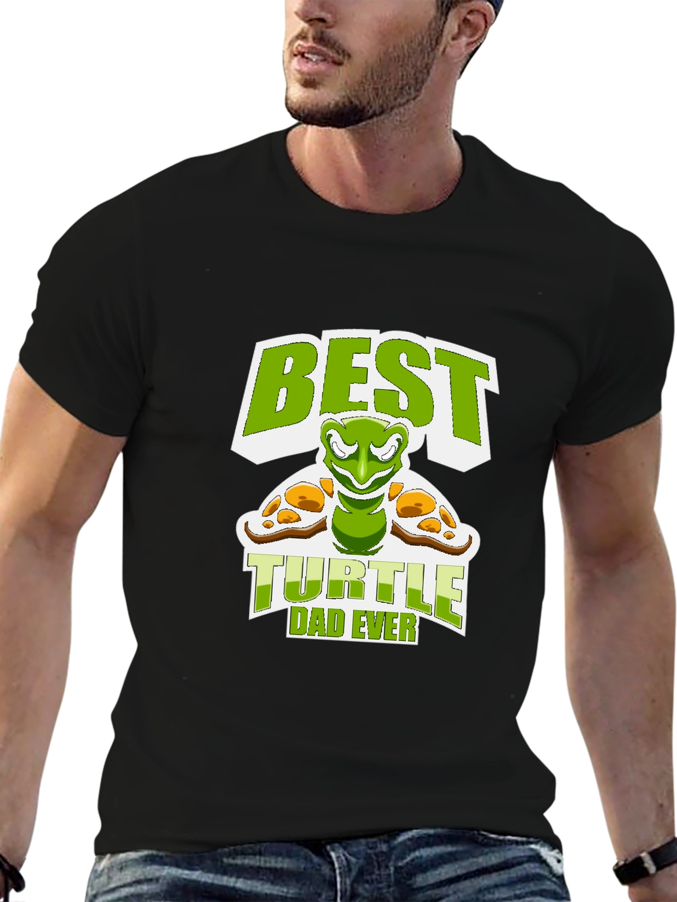 Best Turtle Dad Ever Graphic T-Shirt