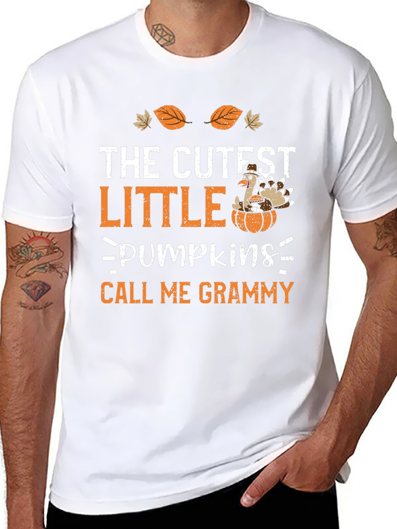 The Cutest Little Pumpkins Call Me Grammy T-Shirt