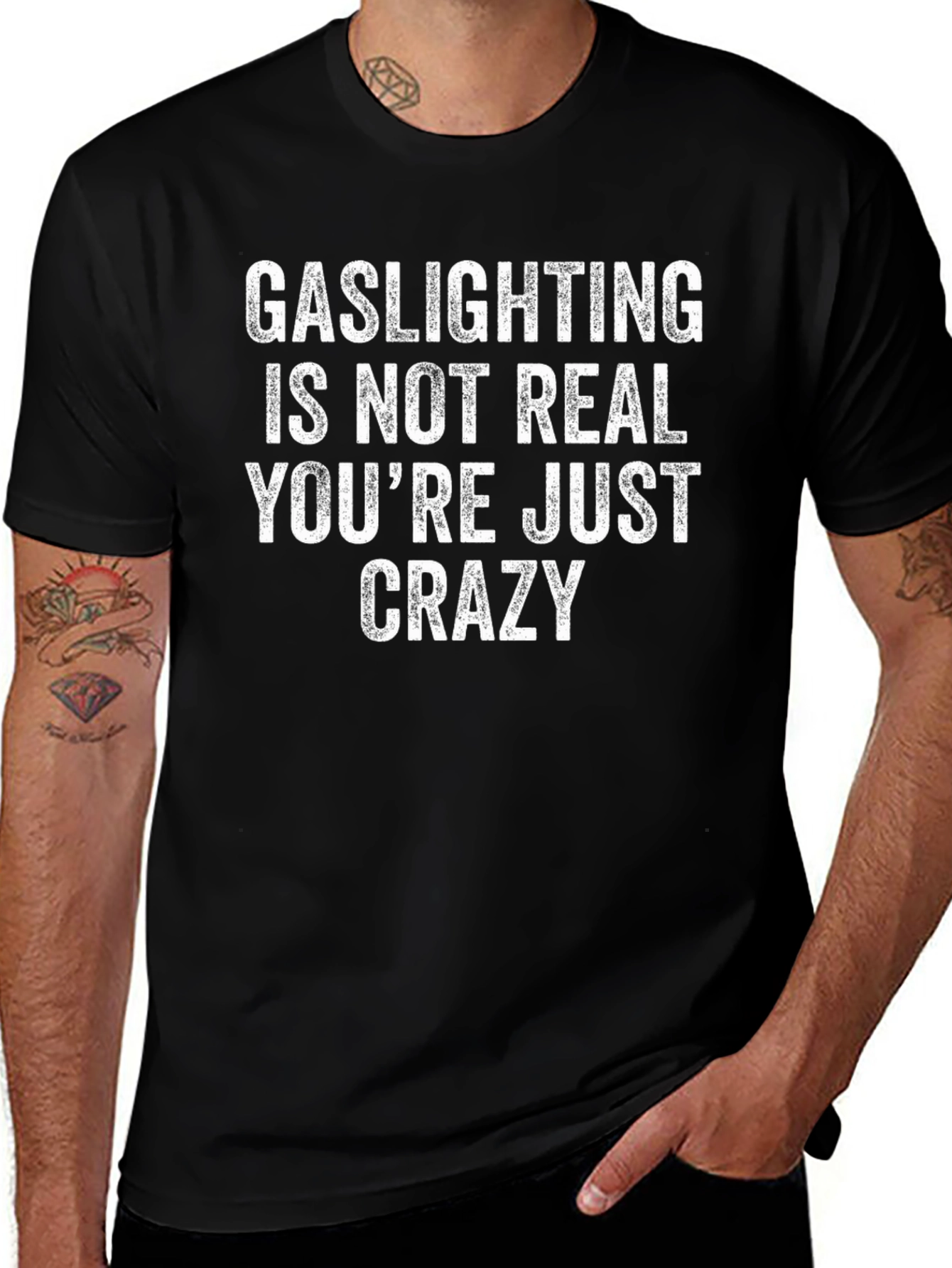Gaslighting Is Not Real Graphic Tee
