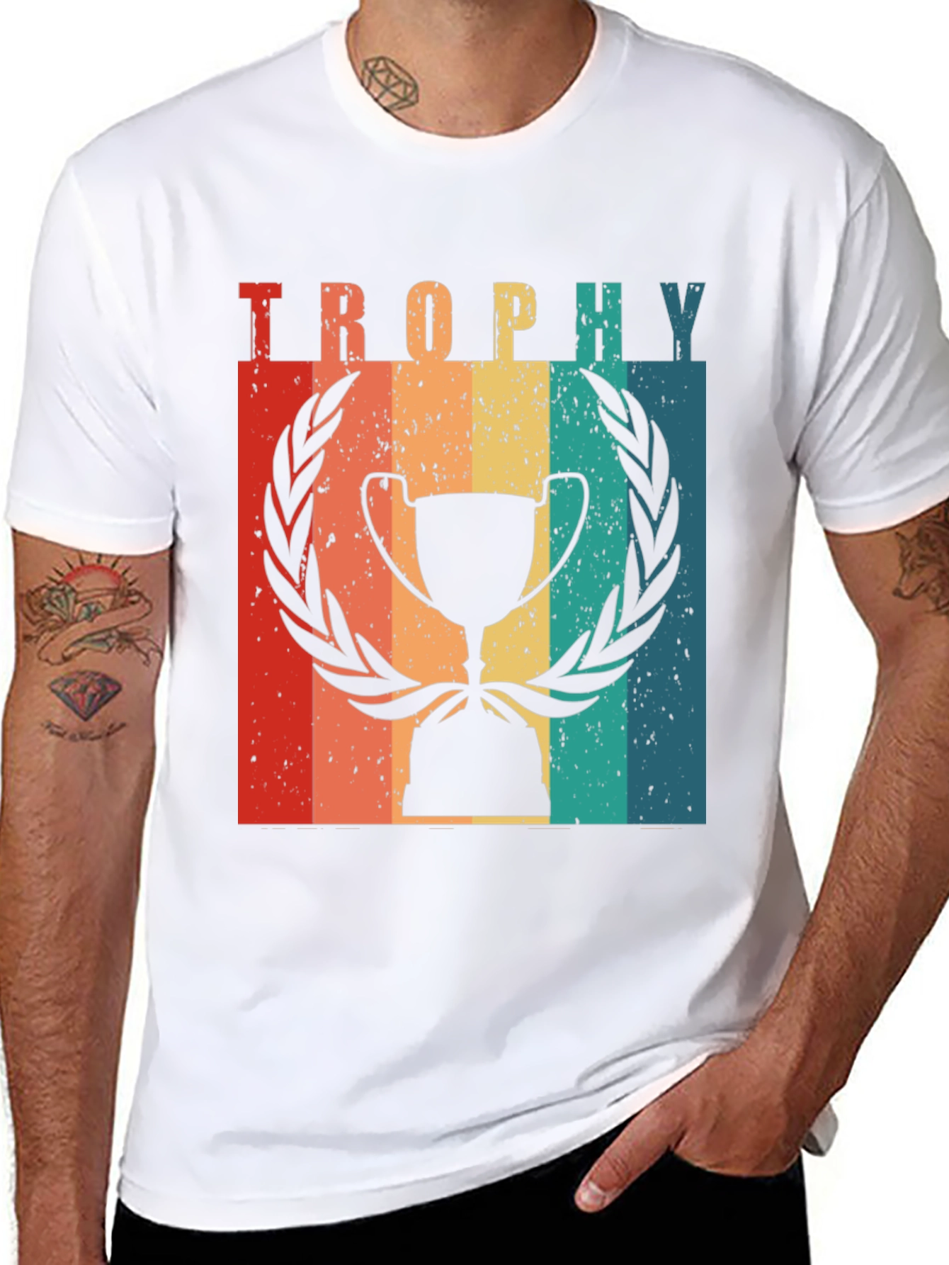 Retro Trophy Graphic T-Shirt