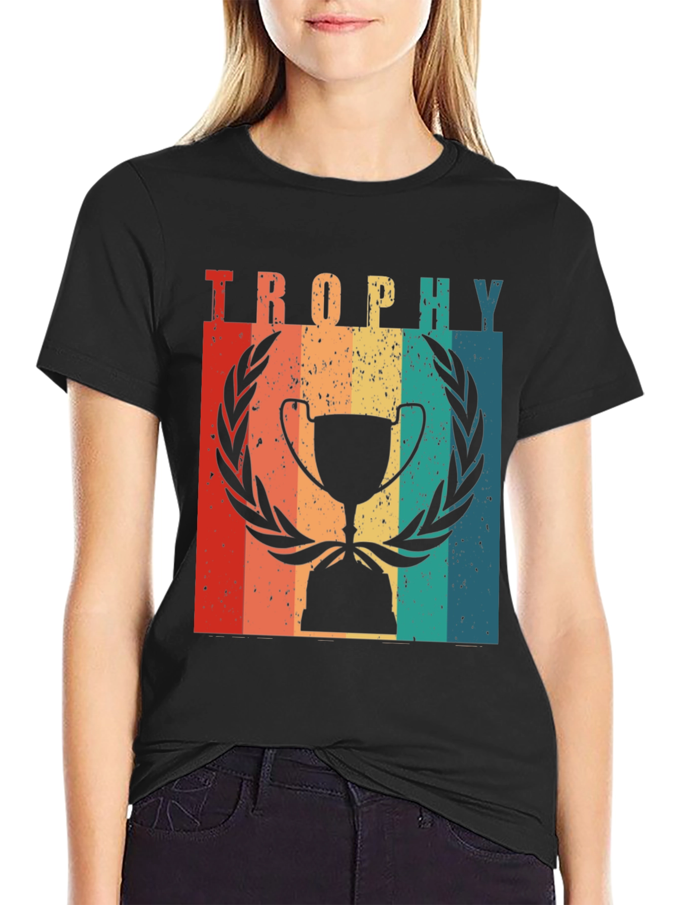 Retro Trophy Graphic T-Shirt