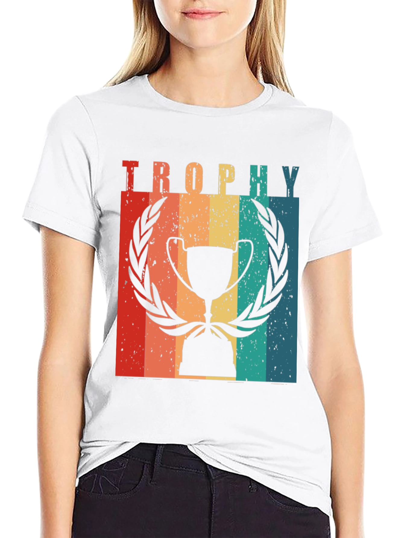 Retro Trophy Graphic T-Shirt