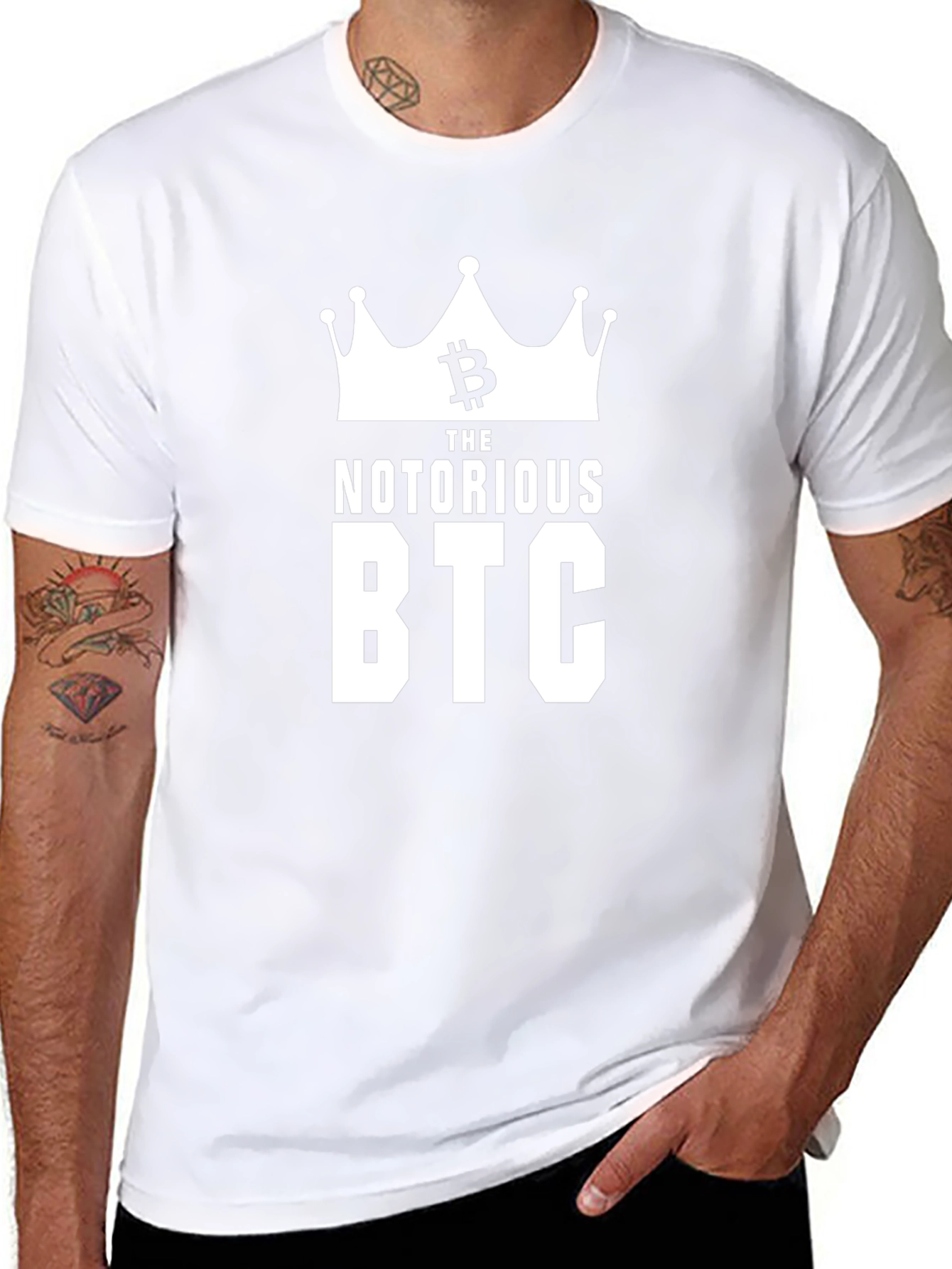 The Notorious BTC T-Shirt - Bitcoin Crypto King