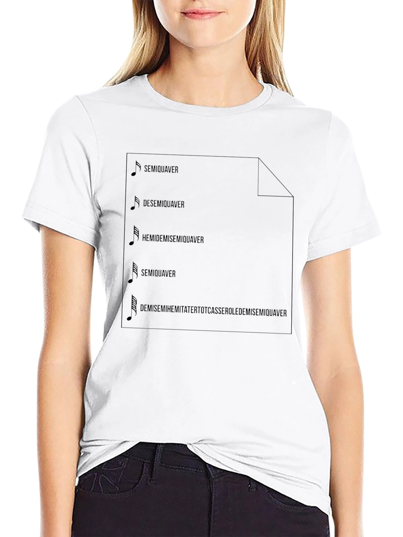 Funny Music Note T-Shirt