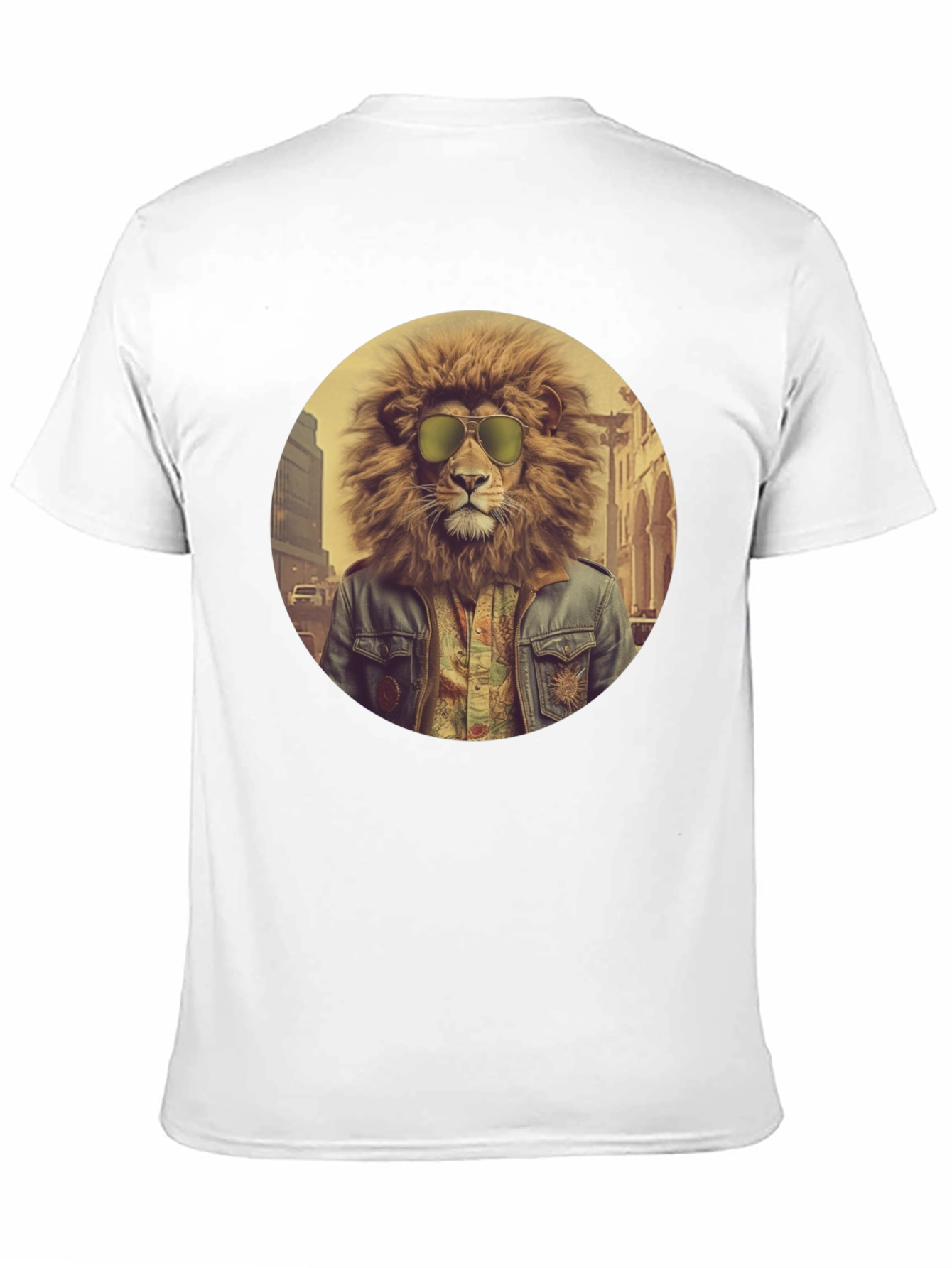 Cool Lion Graphic Tee - Street Style