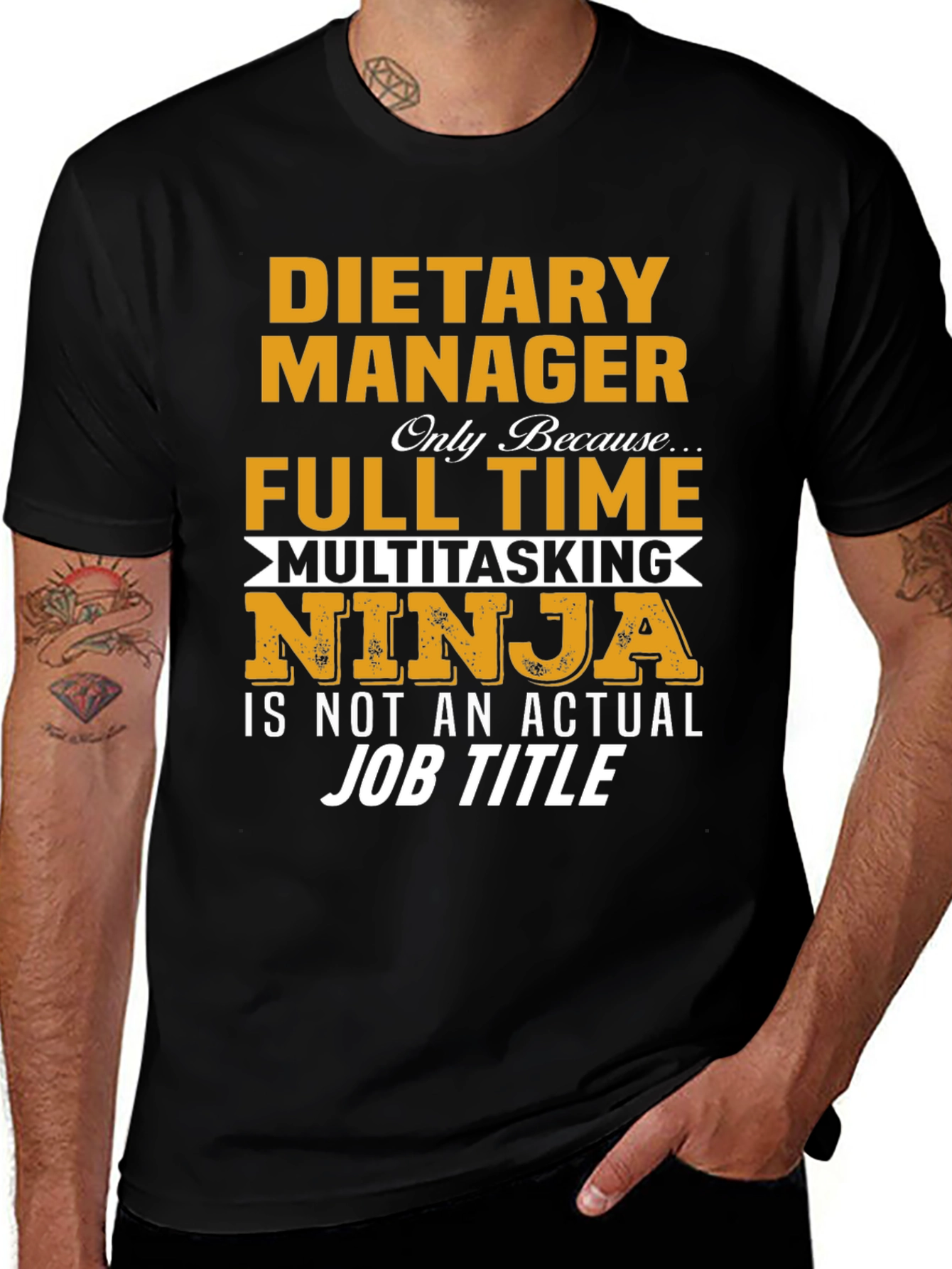 Dietary Manager Multitasking Ninja T-Shirt