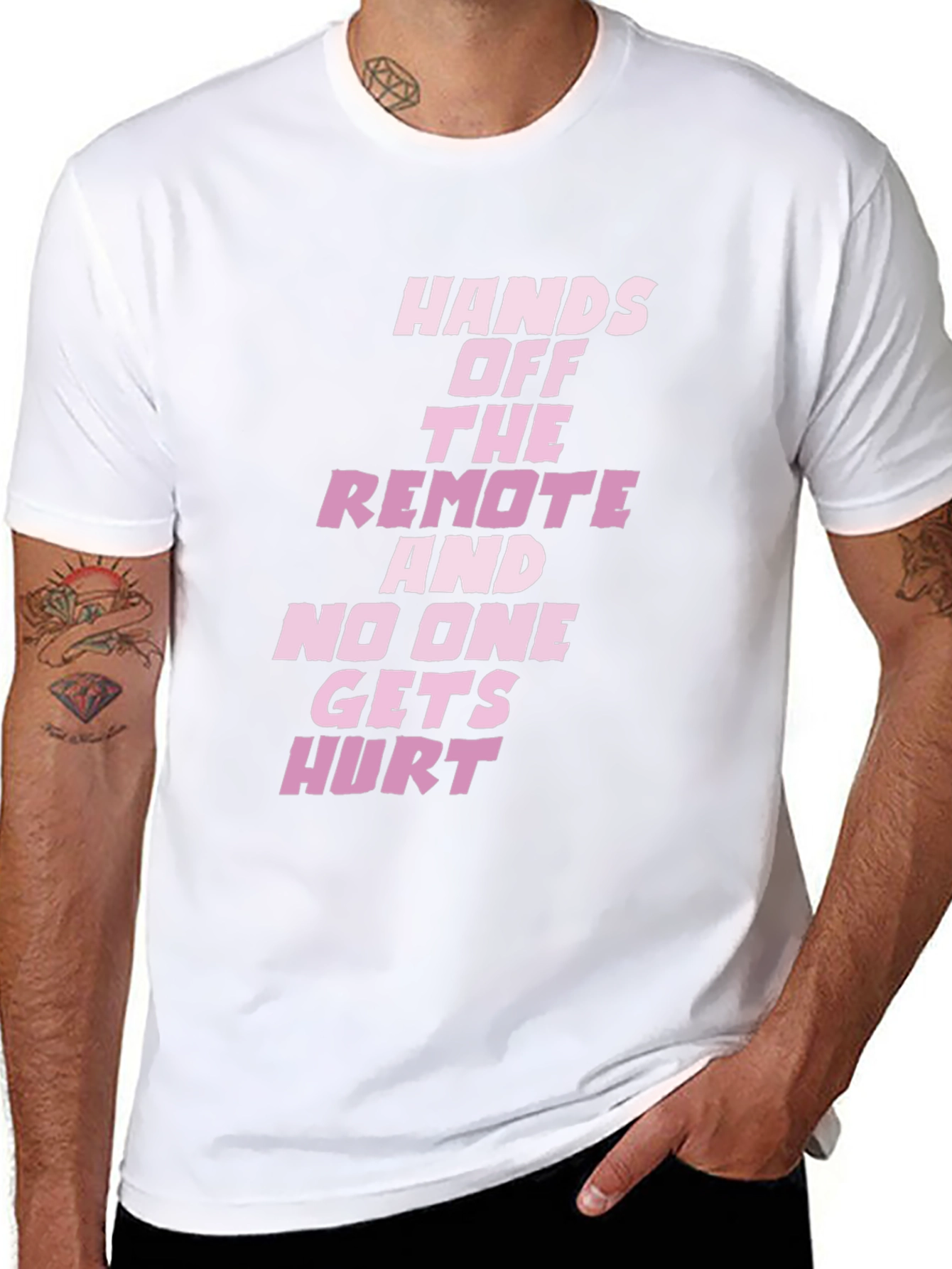 Hands Off the Remote Funny T-Shirt