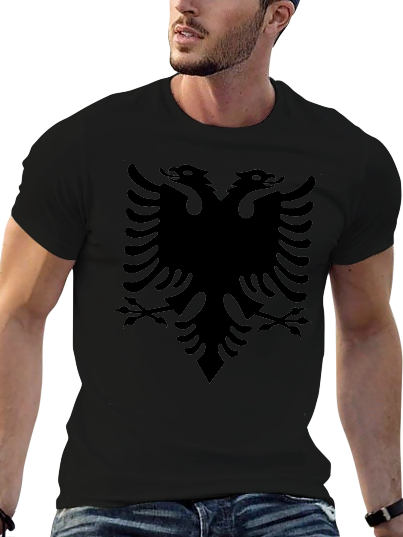 Albanian Eagle Black T-Shirt