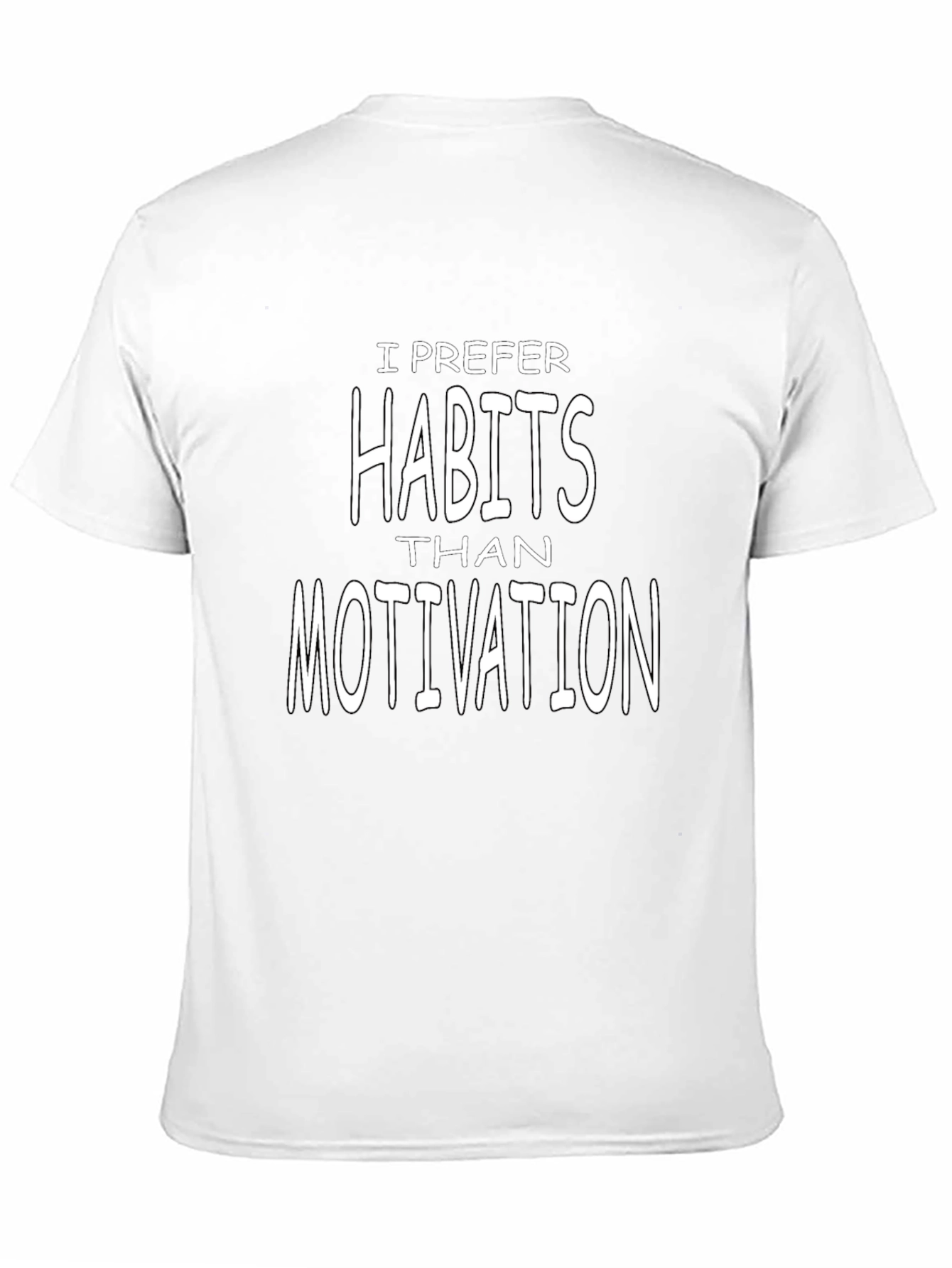 Habits Over Motivation Graphic Tee