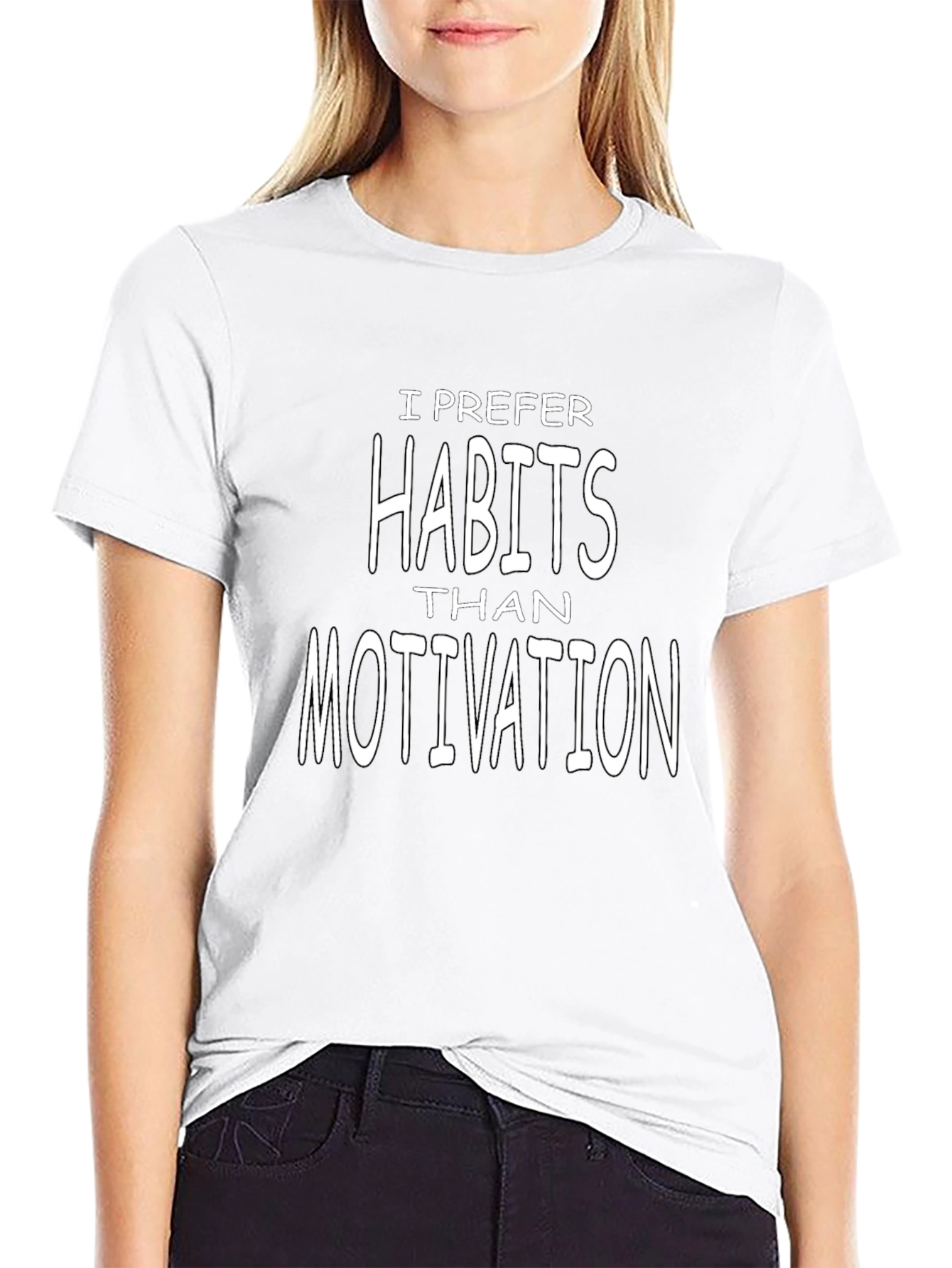 Habits Over Motivation Graphic Tee