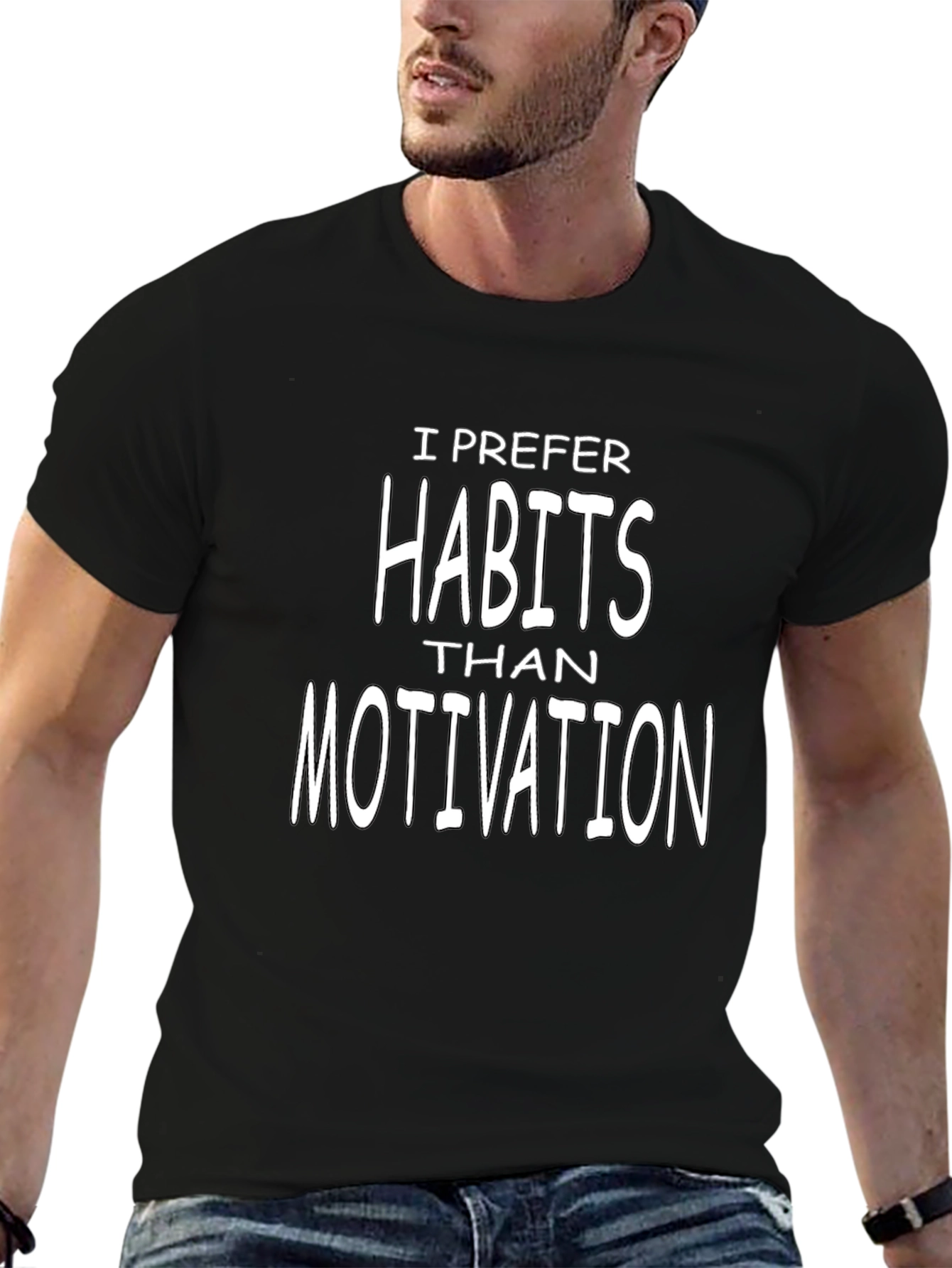 Habits Over Motivation Graphic Tee