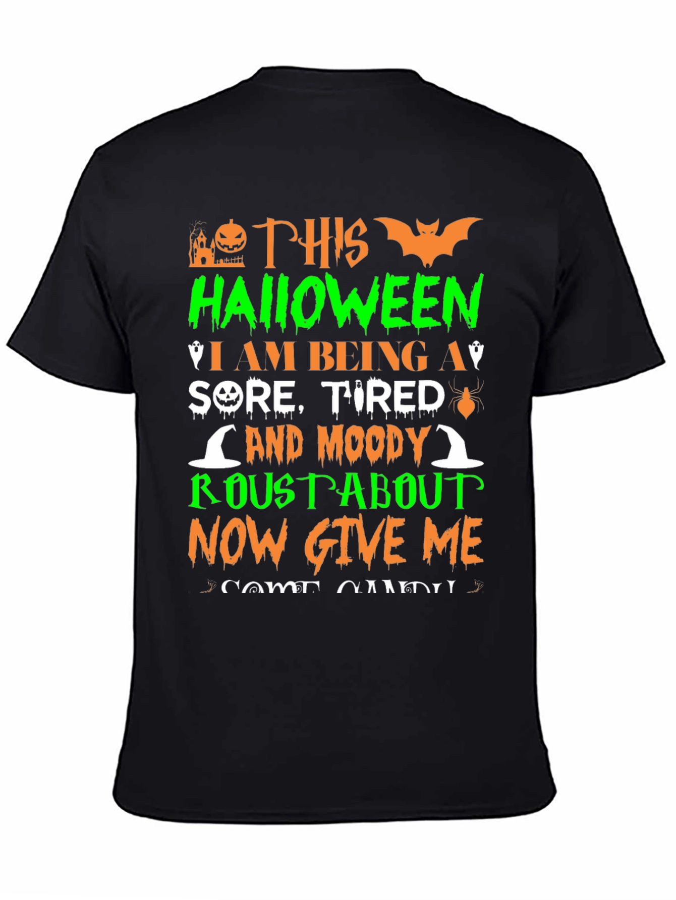 Halloween Sore Tired Moody T-Shirt