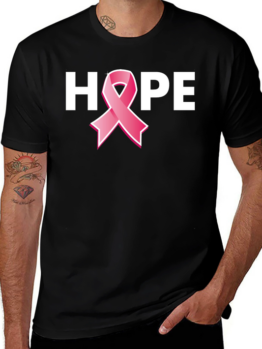 Hope Ribbon T-Shirt: Breast Cancer Awareness