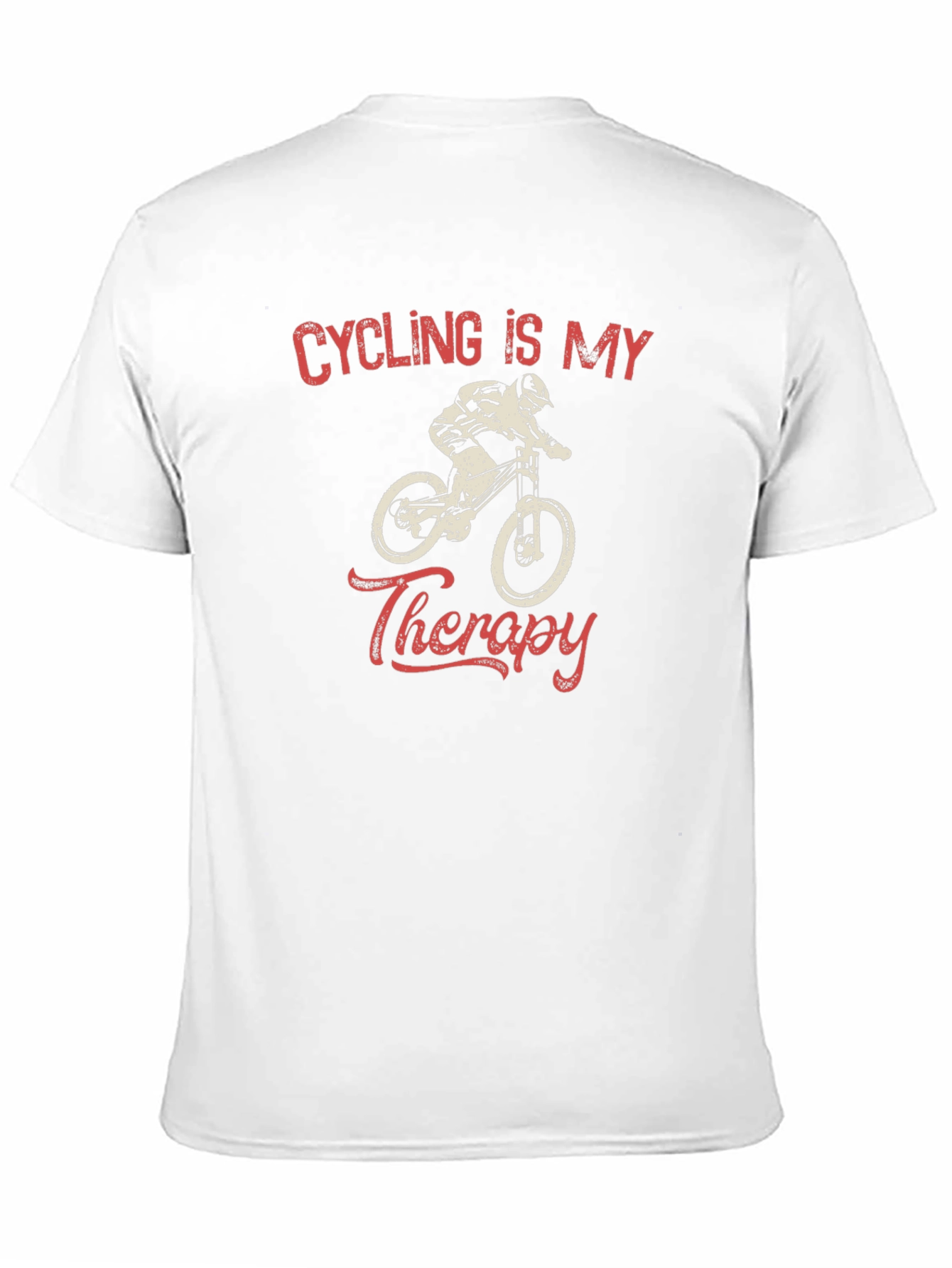 Cycling Is My Therapy Graphic Tee