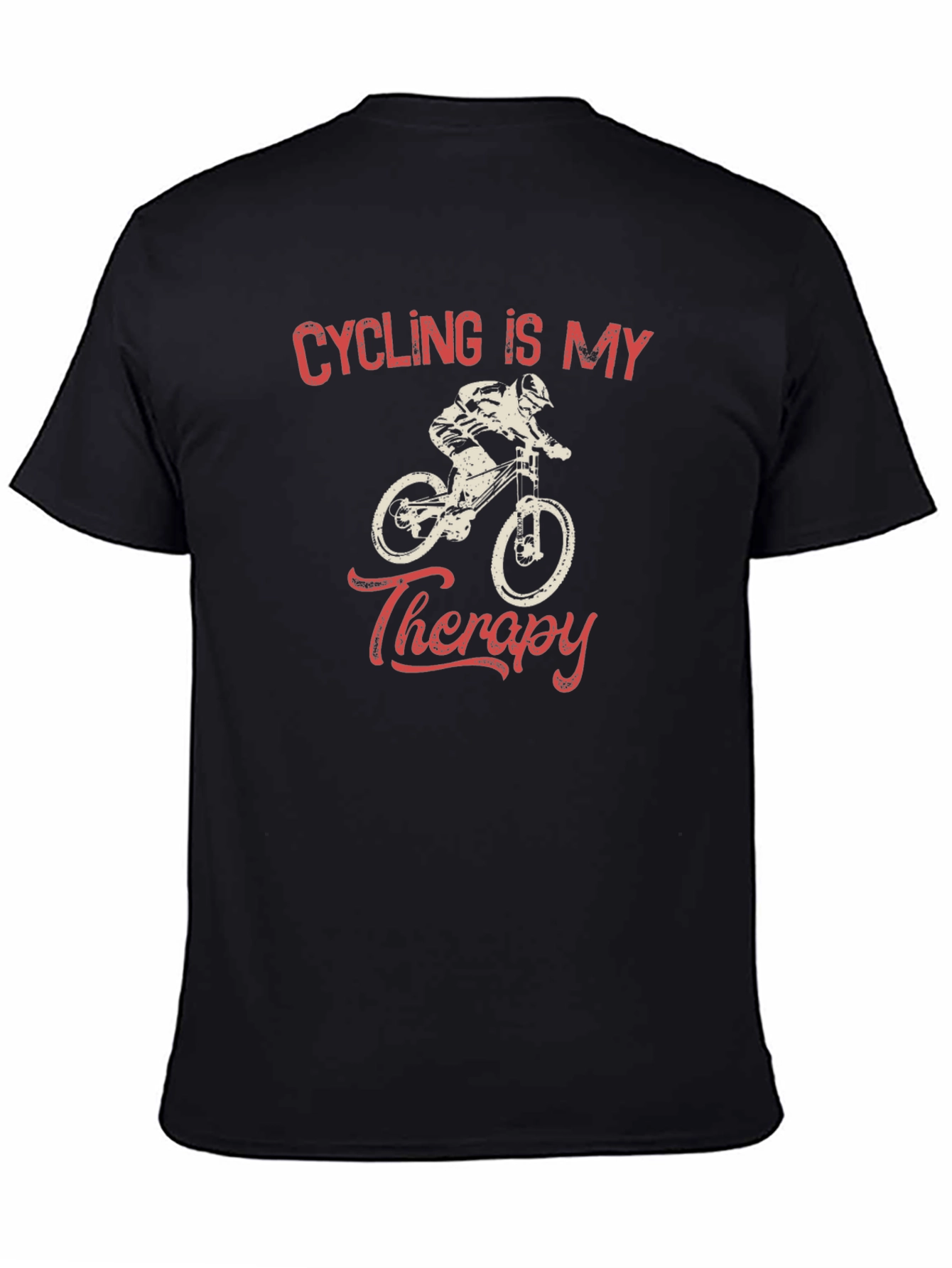 Cycling Is My Therapy Graphic Tee