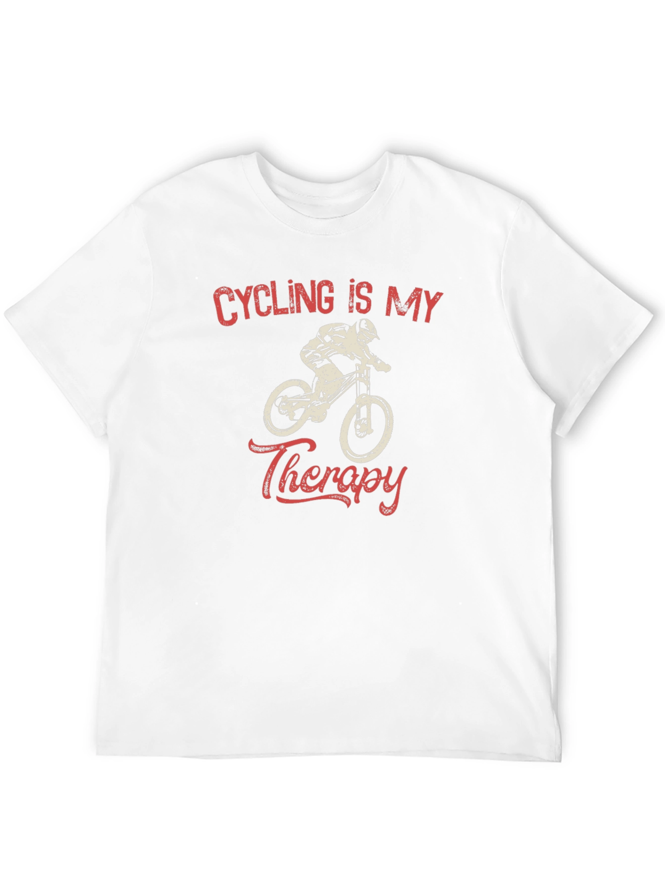 Cycling Is My Therapy Graphic Tee