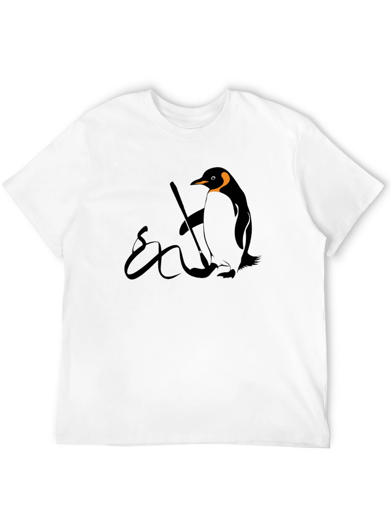 Painter Penguin Black T-Shirt