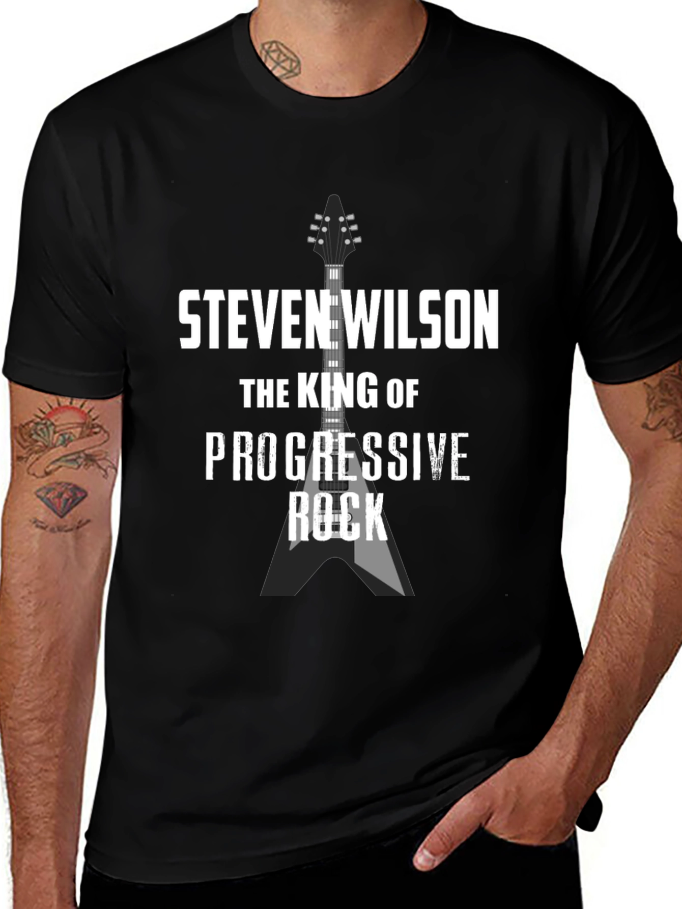 Steven Wilson The King of Progressive Rock Graphic Tee