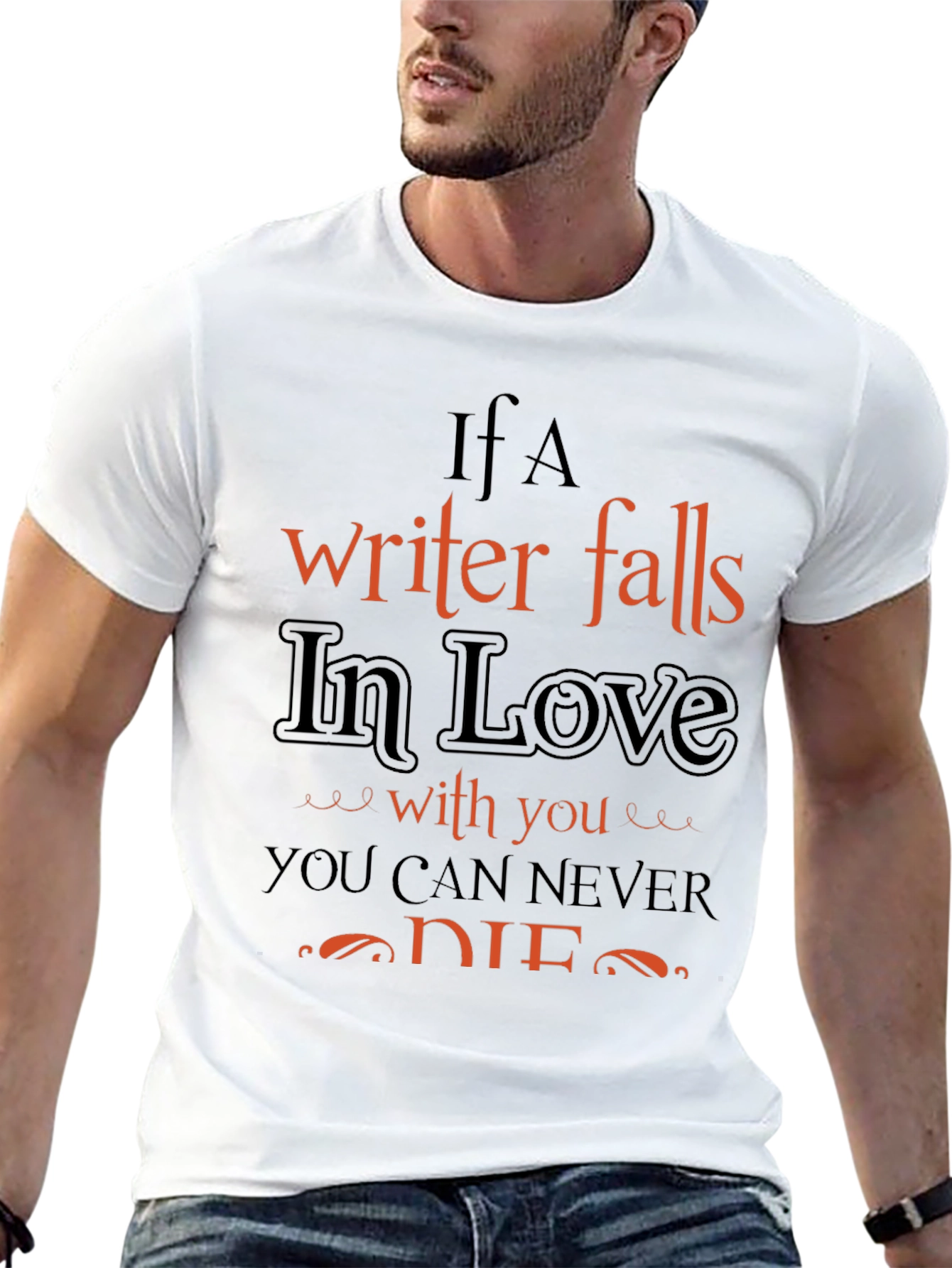 Writers Love Black Graphic Tee