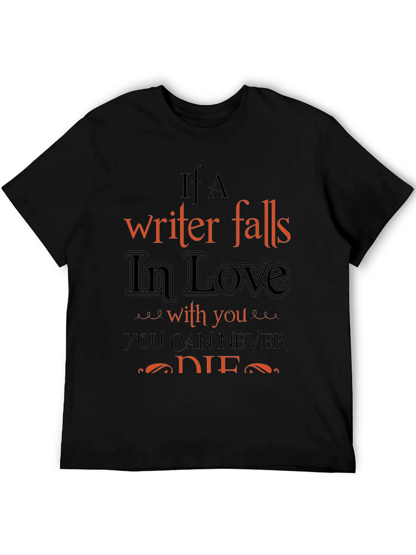 Writers Love Black Graphic Tee