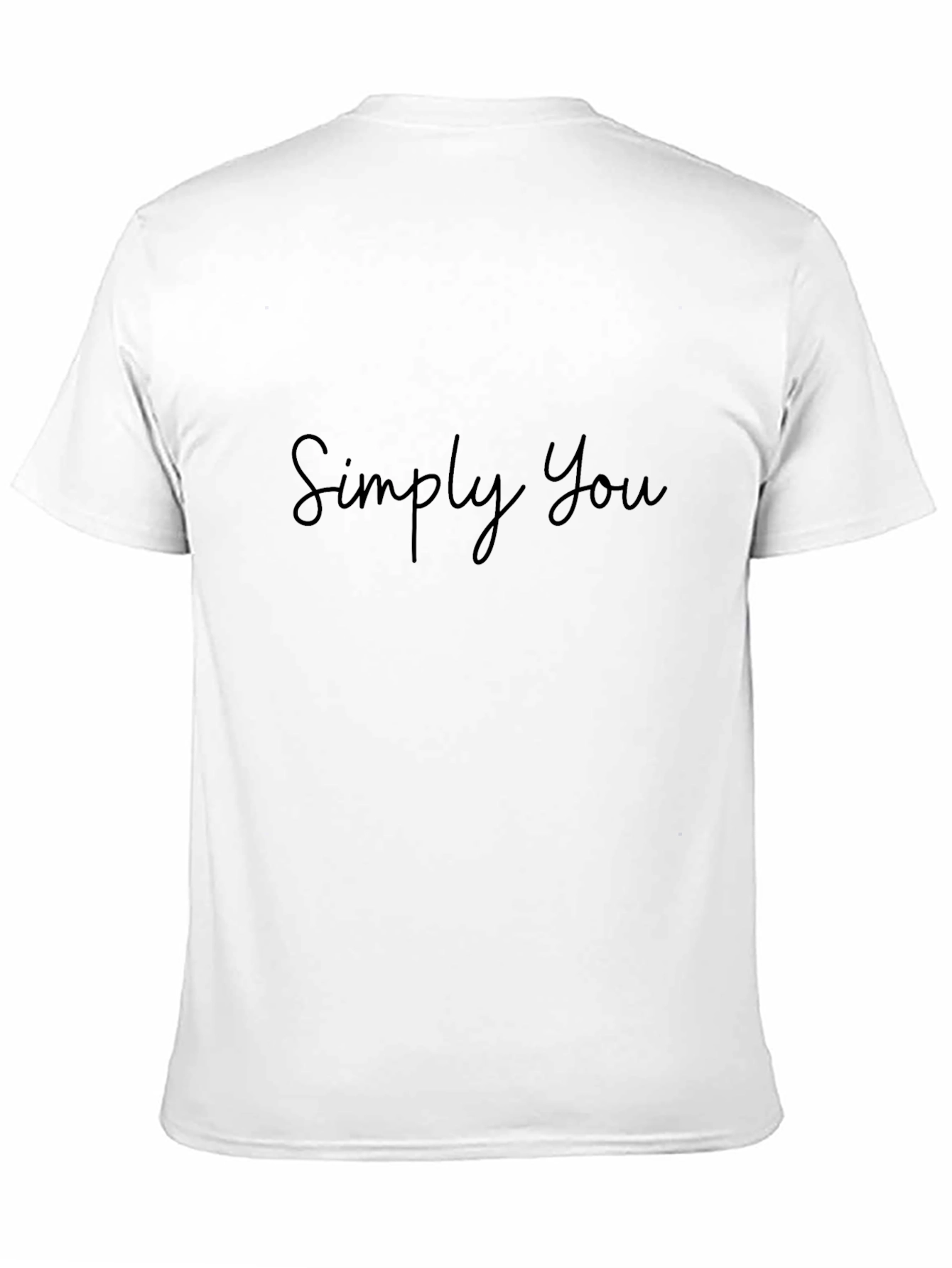 Simply You Black T-Shirt - Stylish Casual Wear