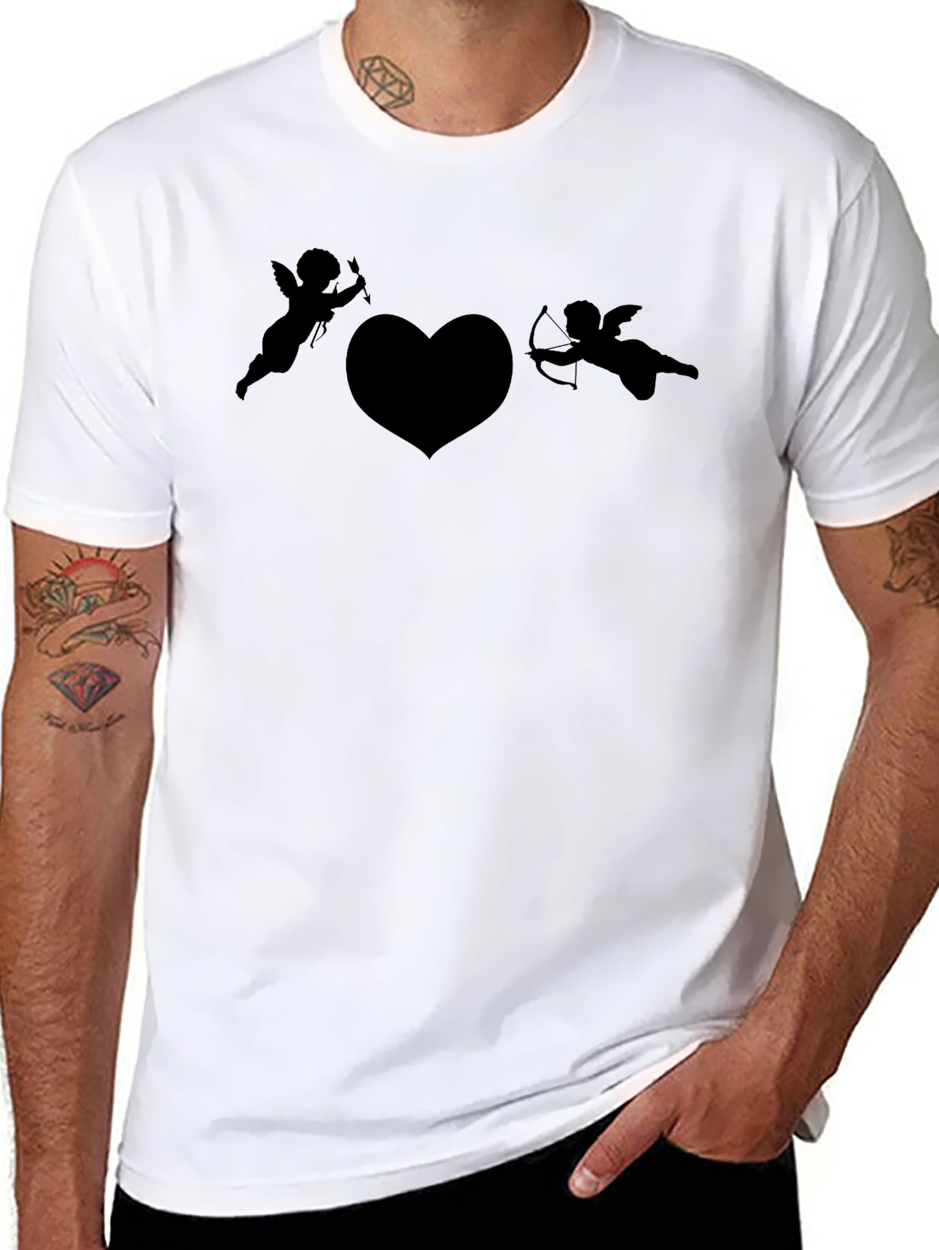 Cupid Love Heart T-Shirt