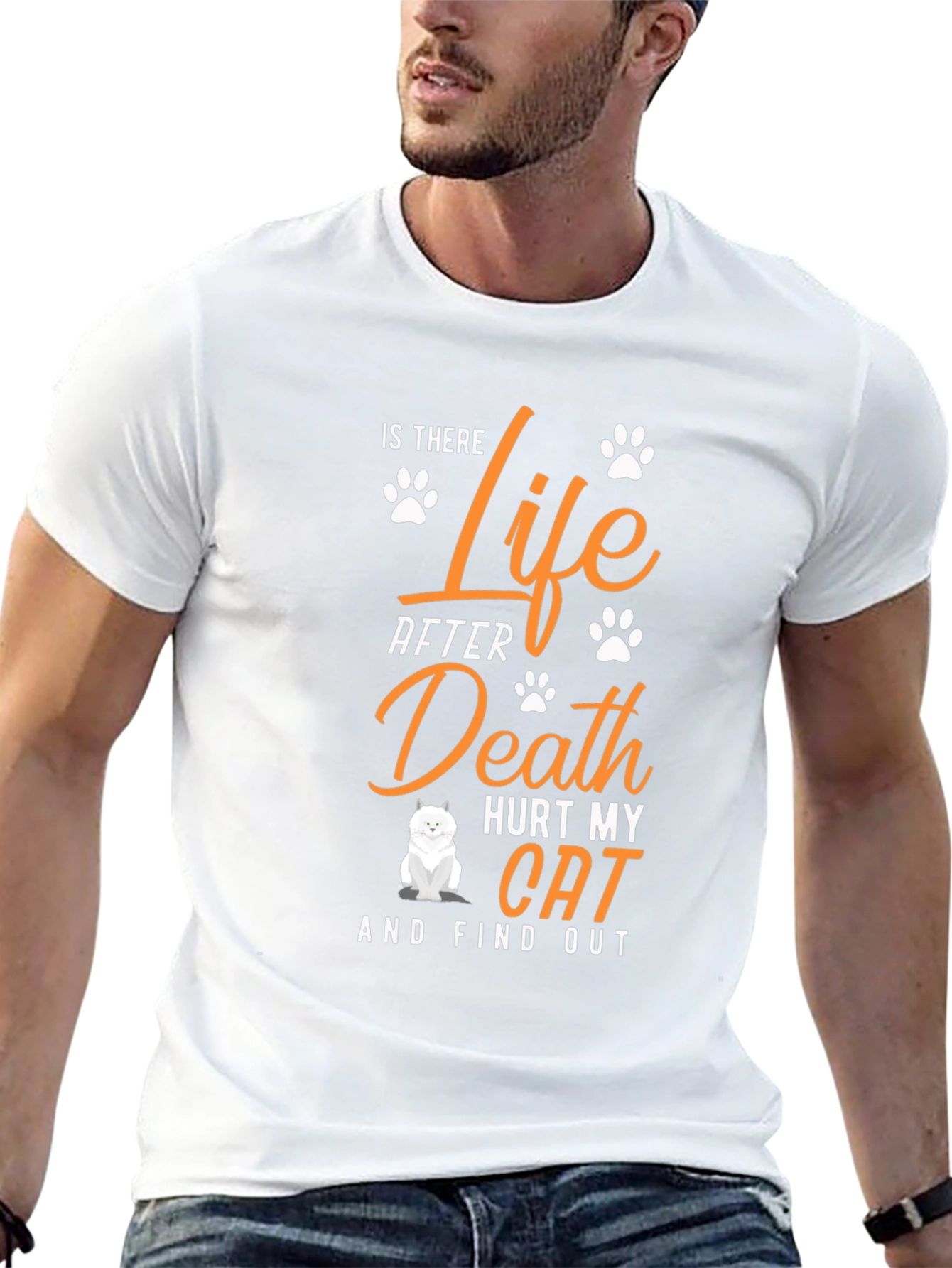 Is There Life After Death Hurt My Cat T-Shirt