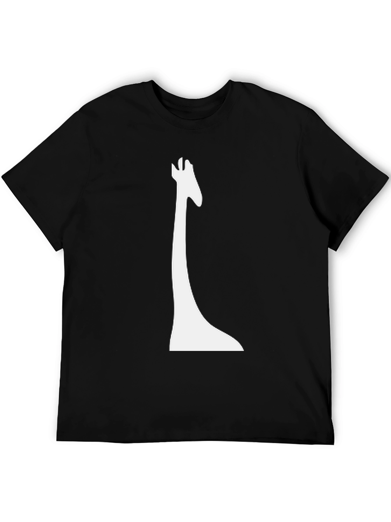 Giraffe Graphic Tee - Black Unisex T-Shirt
