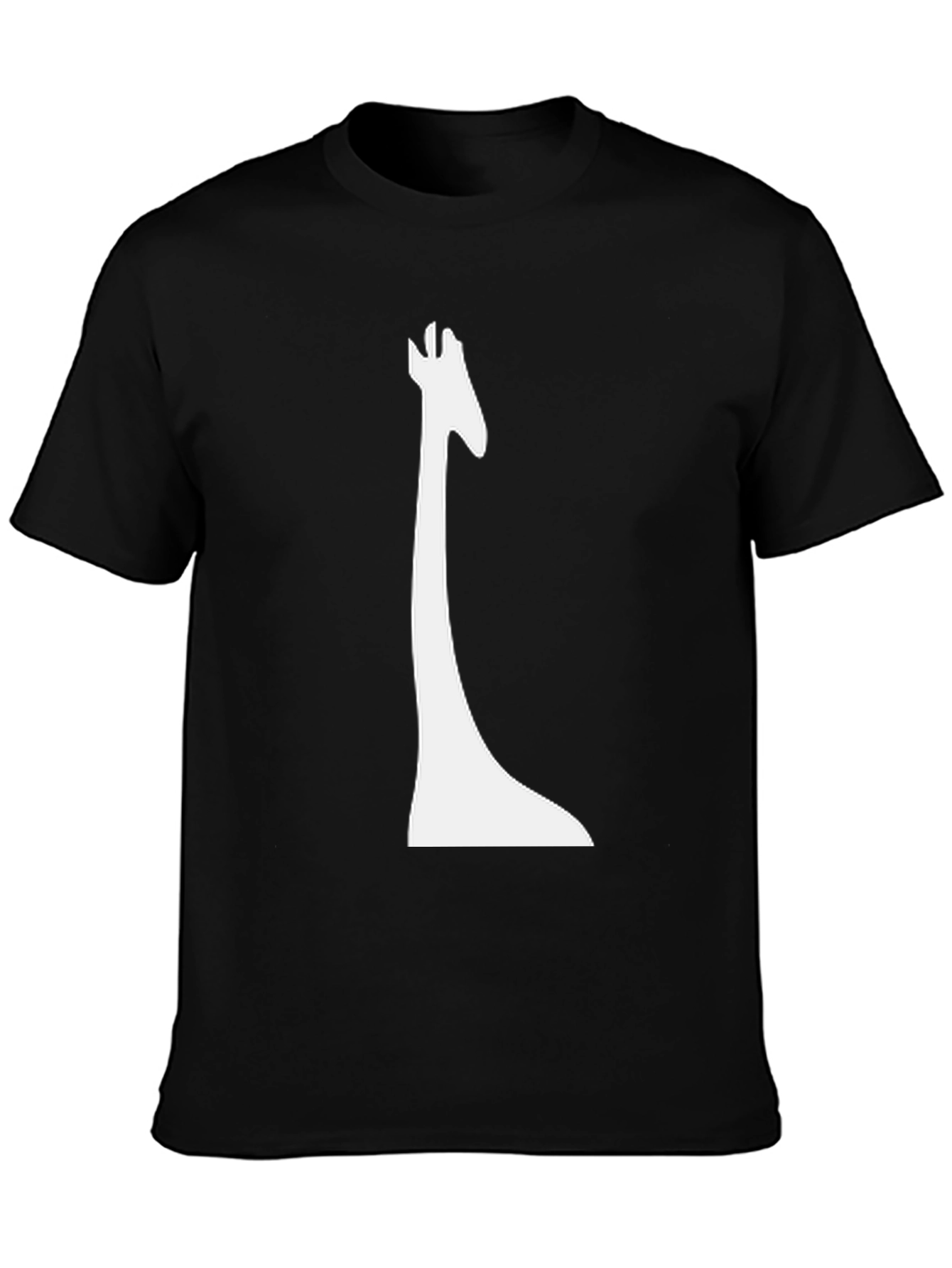 Giraffe Graphic Tee - Black Unisex T-Shirt