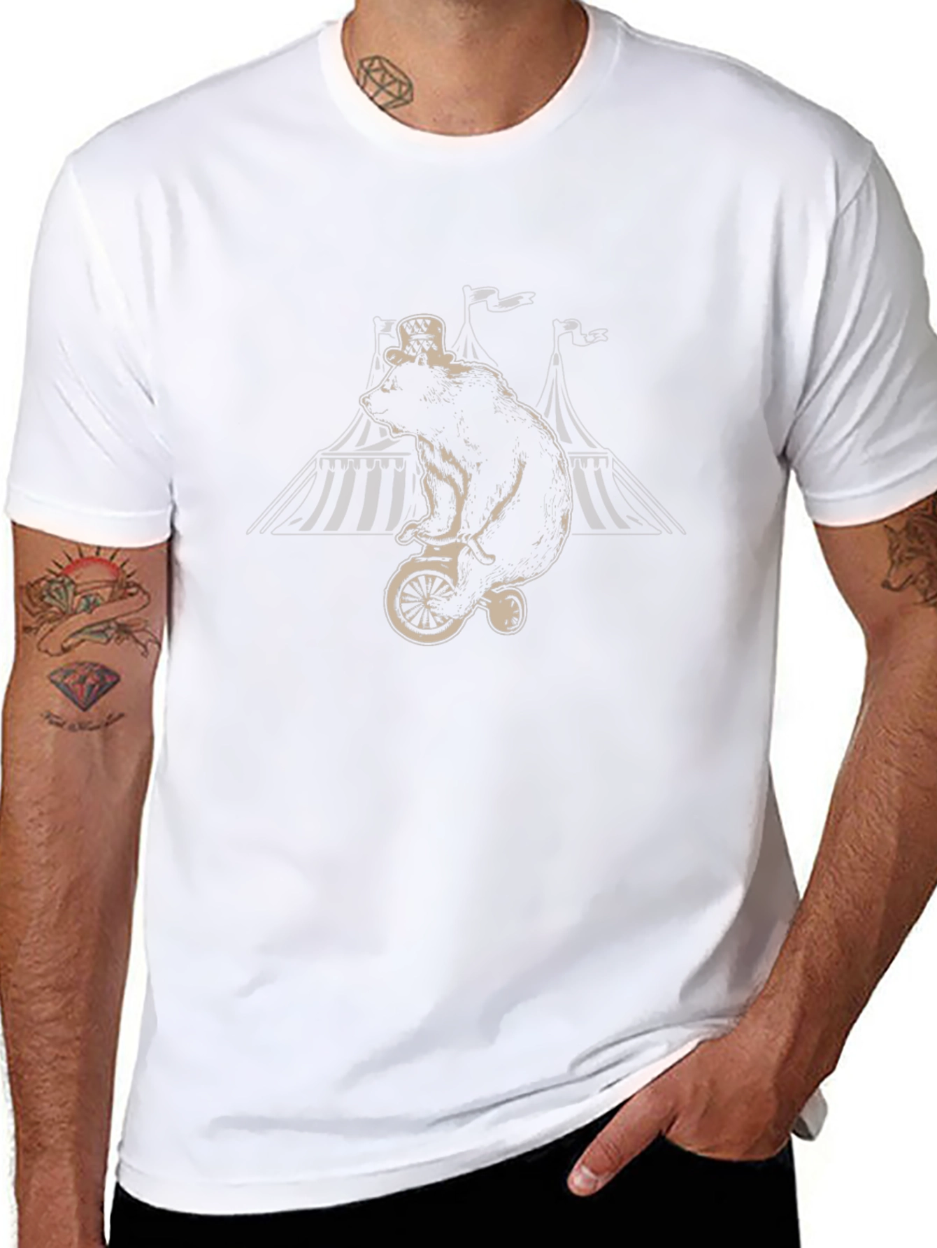 Circus Bear T-Shirt - Graphic Tee