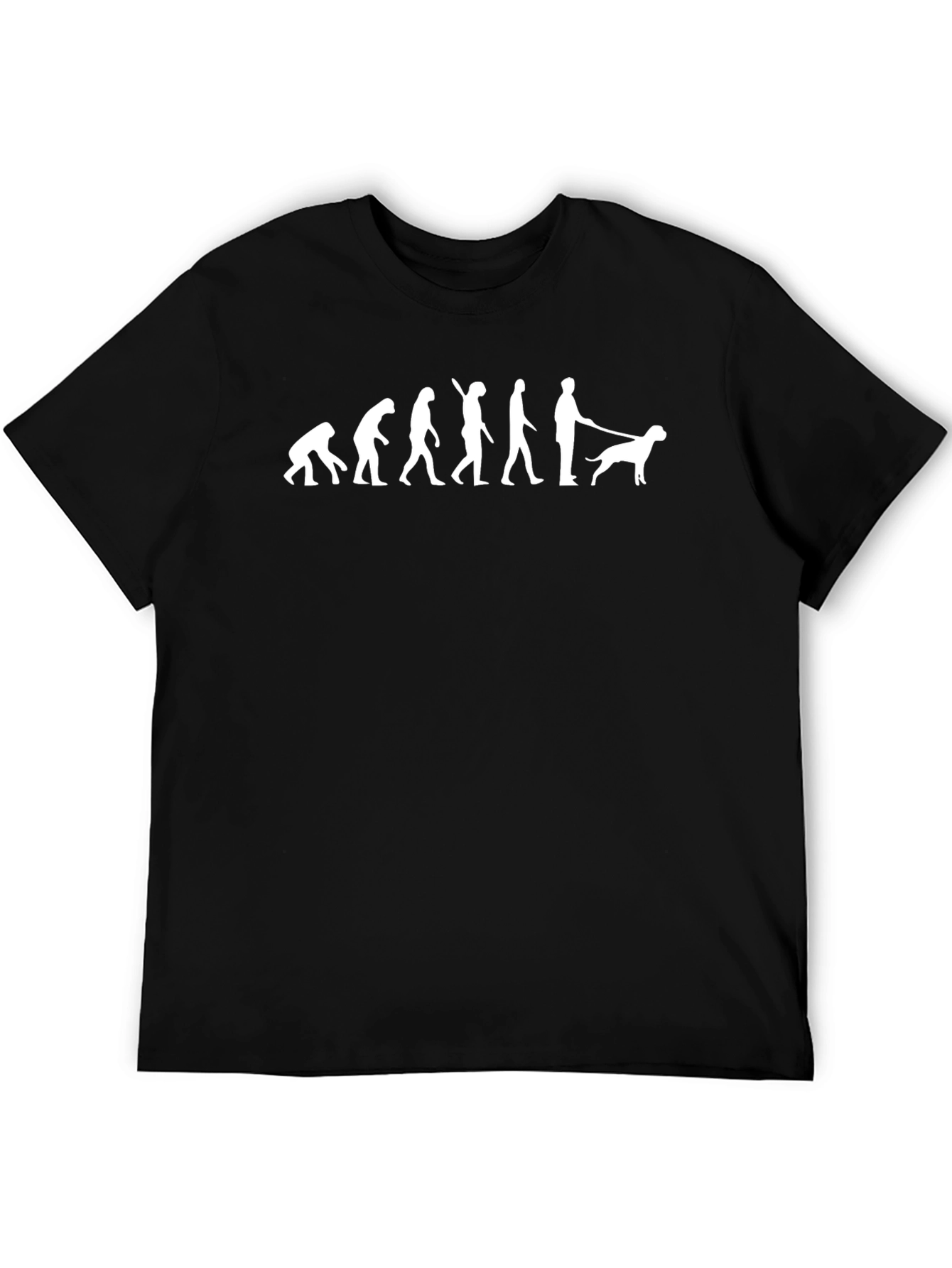 Evolution of Man & Dog T-Shirt